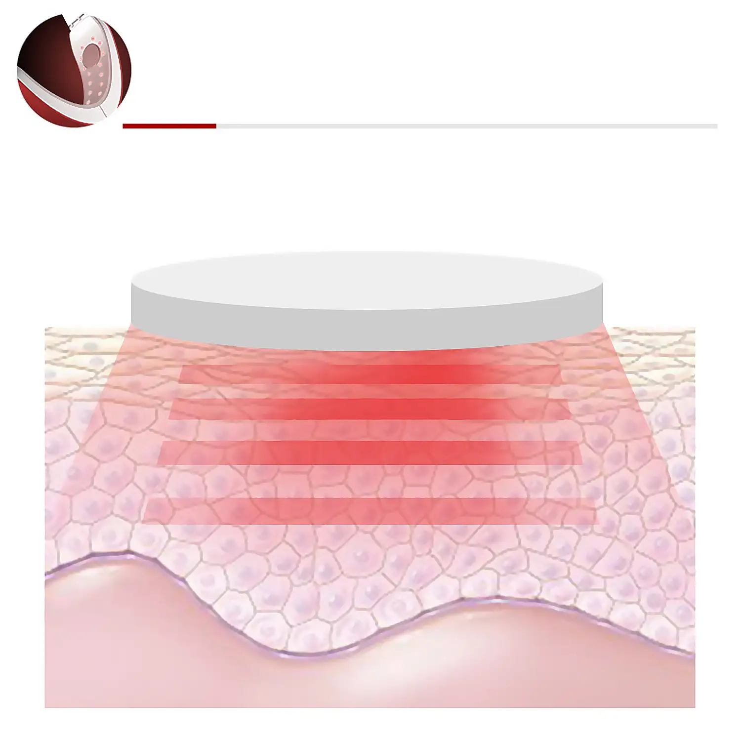 Cinturón facial de electroestimulación, con tratamiento de luz LED, vibración, EMS y terapia magnética de baja frecuencia. Con mando a distancia.