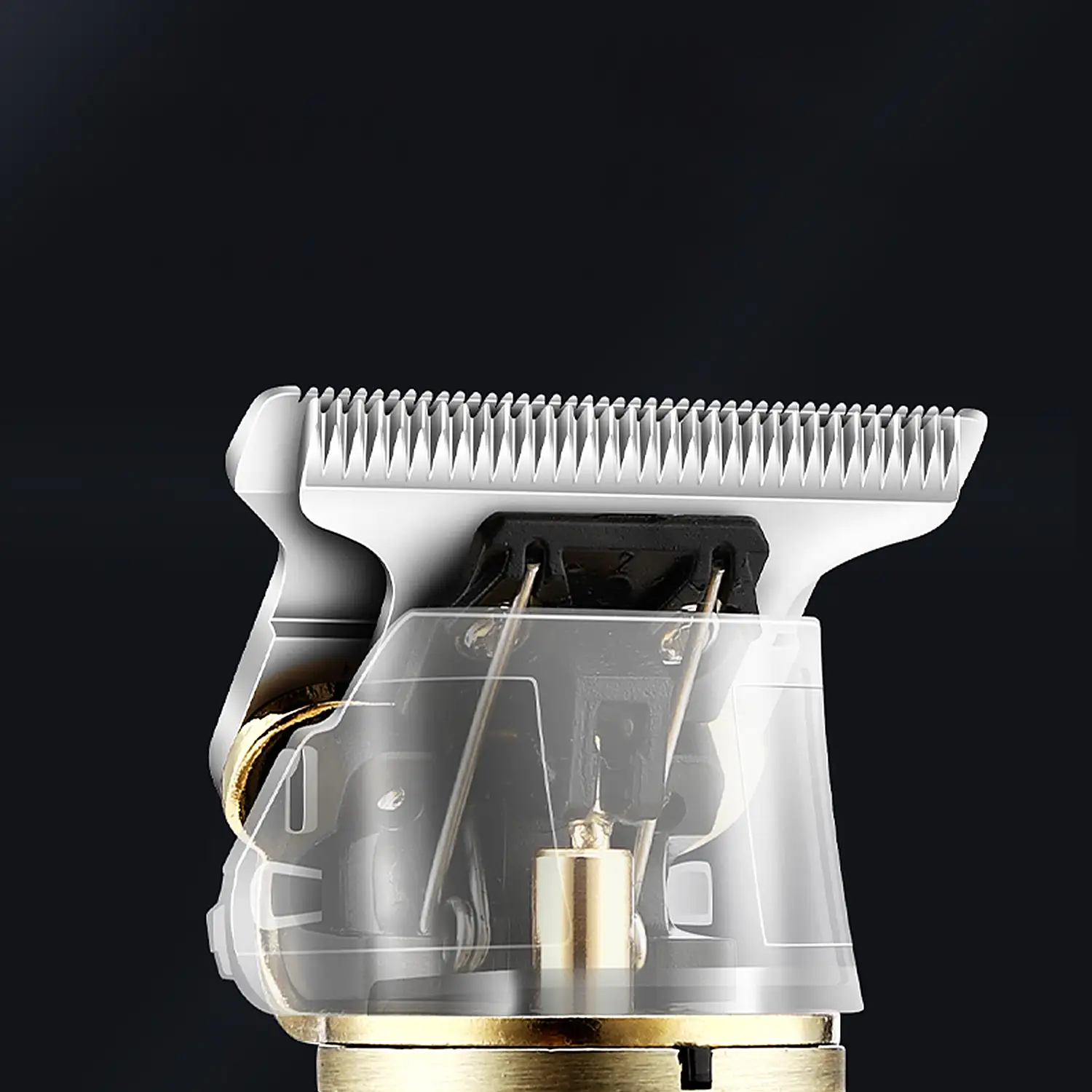 Recortador perfilador para pelo y barba LM-800. Diseño vintage completamente metálico. Con peines de 1 a 4mm y juego de accesorios. Batería recargable.