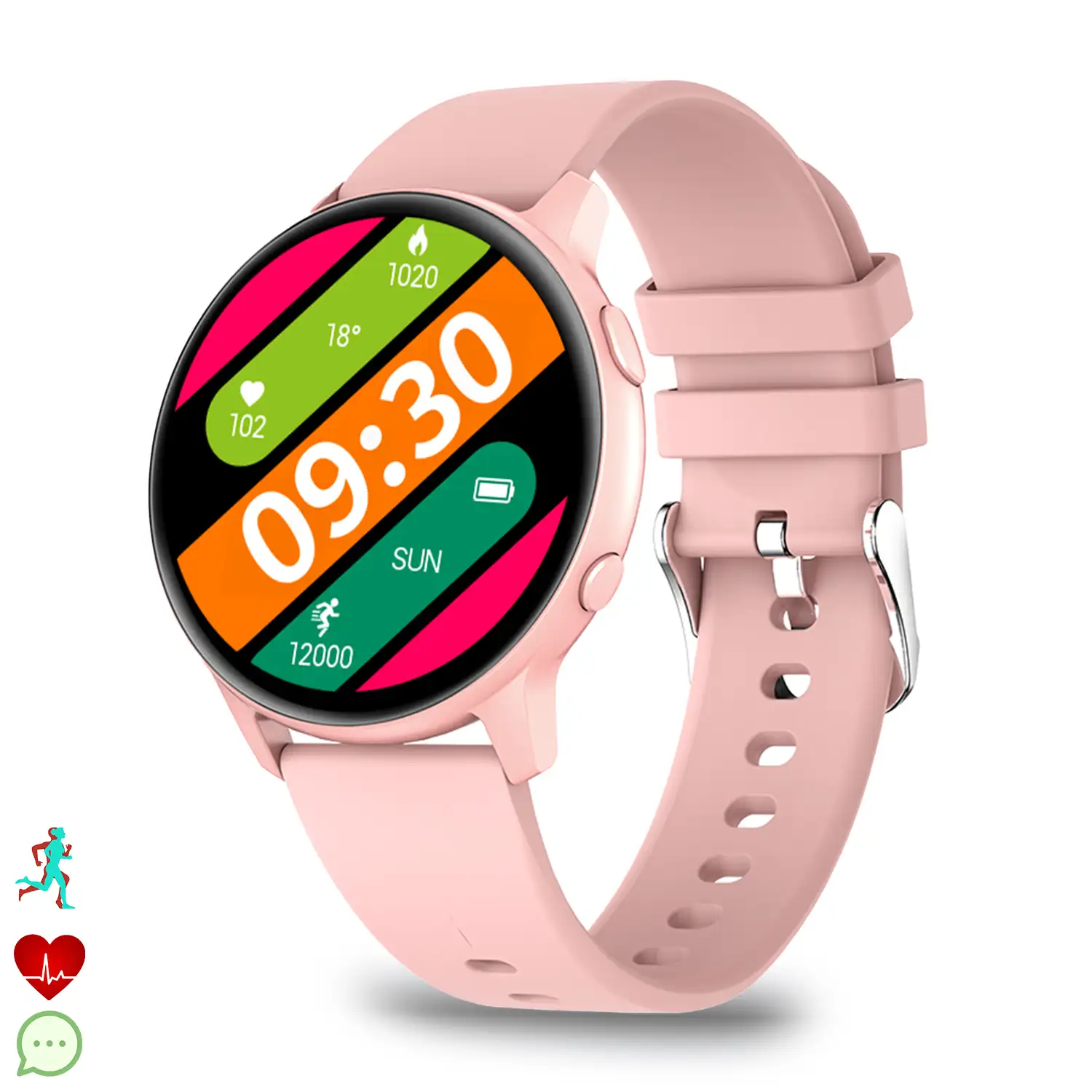 Smartwatch MX1. Con notificaciones monitor cardiaco de tensi n y