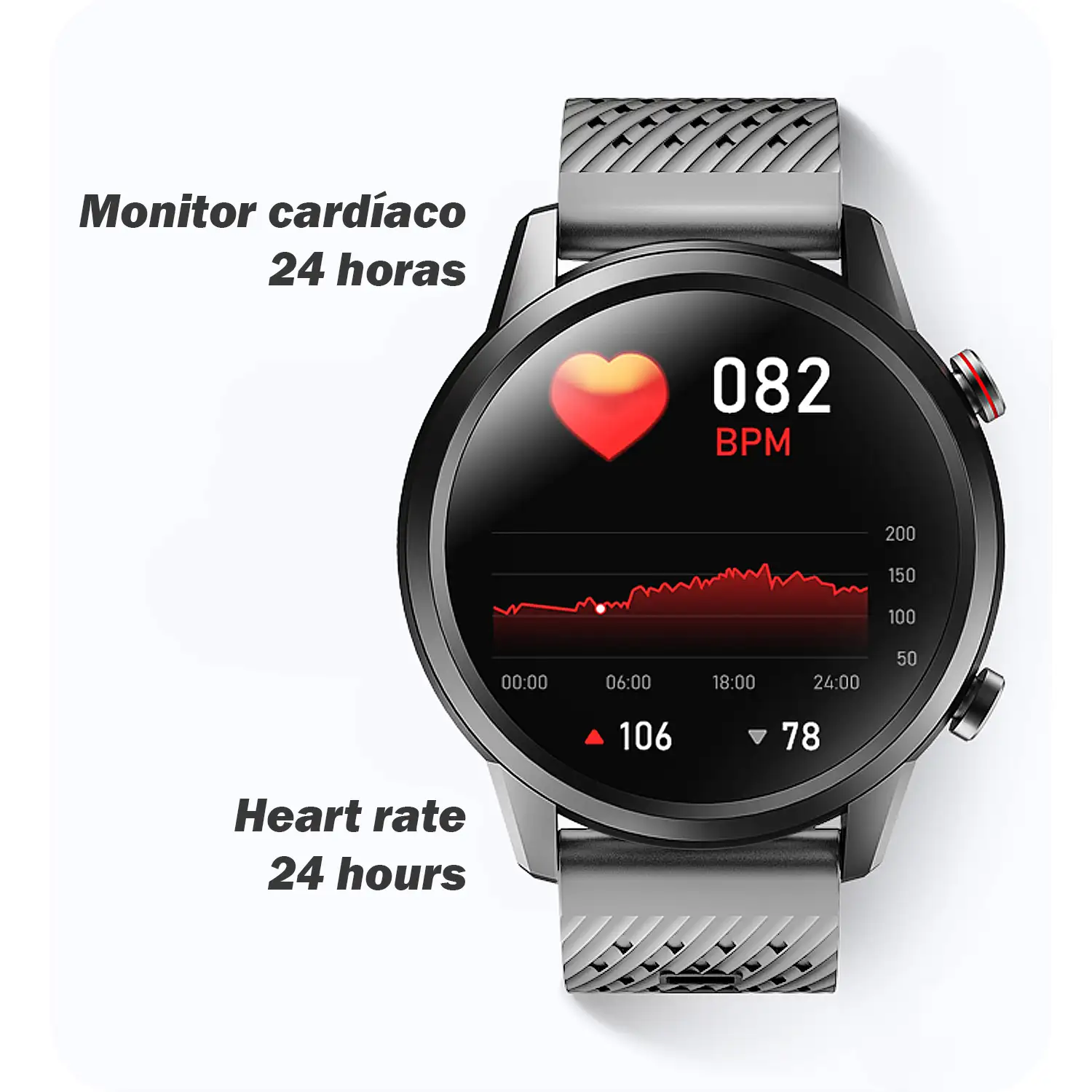 Smartwatch F32 con 20 modos deportivos. Monitor cardiaco, de tensión y oxígeno en sangre.