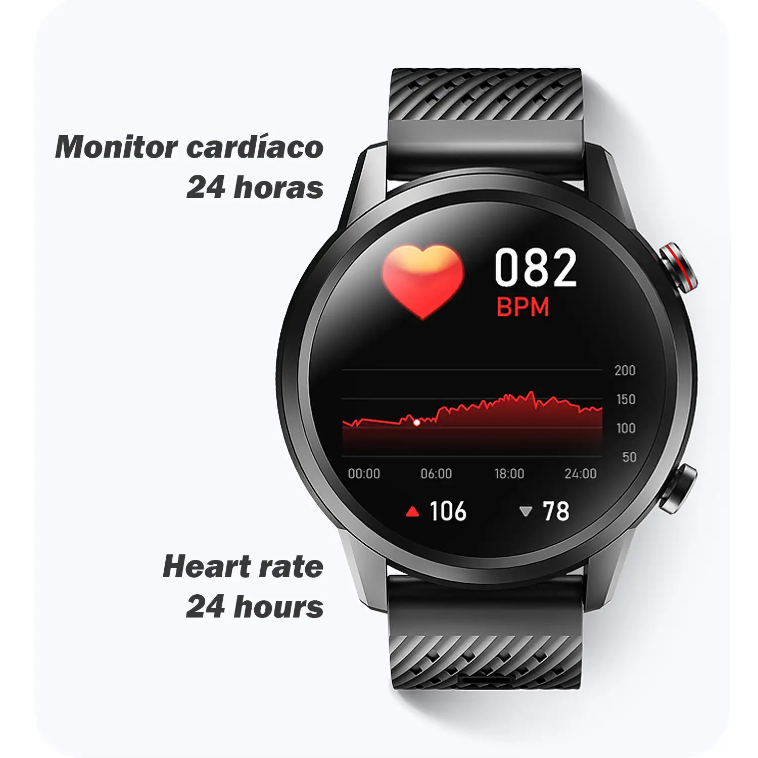 Smartwatch F32 con 20 modos deportivos. Monitor cardiaco, de tensión y oxígeno en sangre.