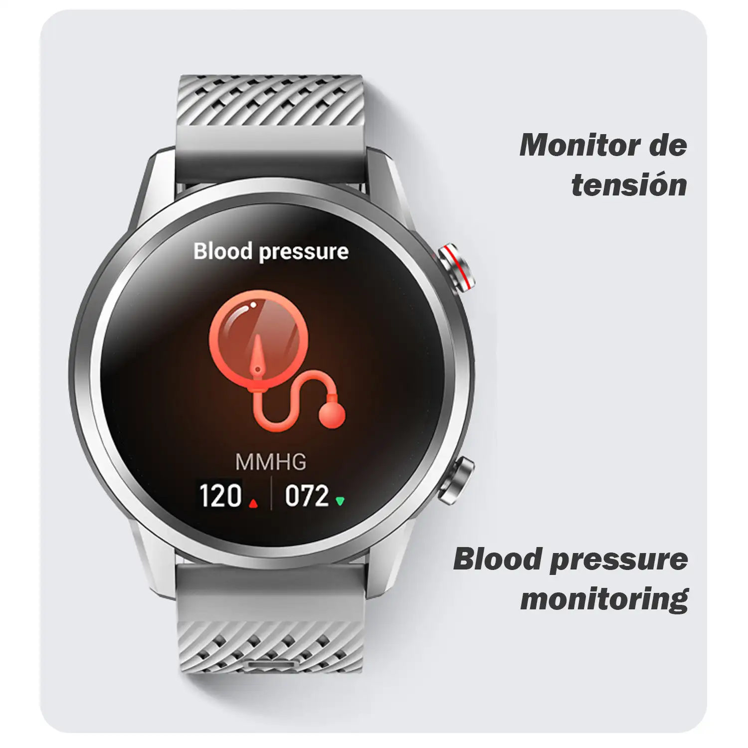 Smartwatch F32 con 20 modos deportivos. Monitor cardiaco, de tensión y oxígeno en sangre.