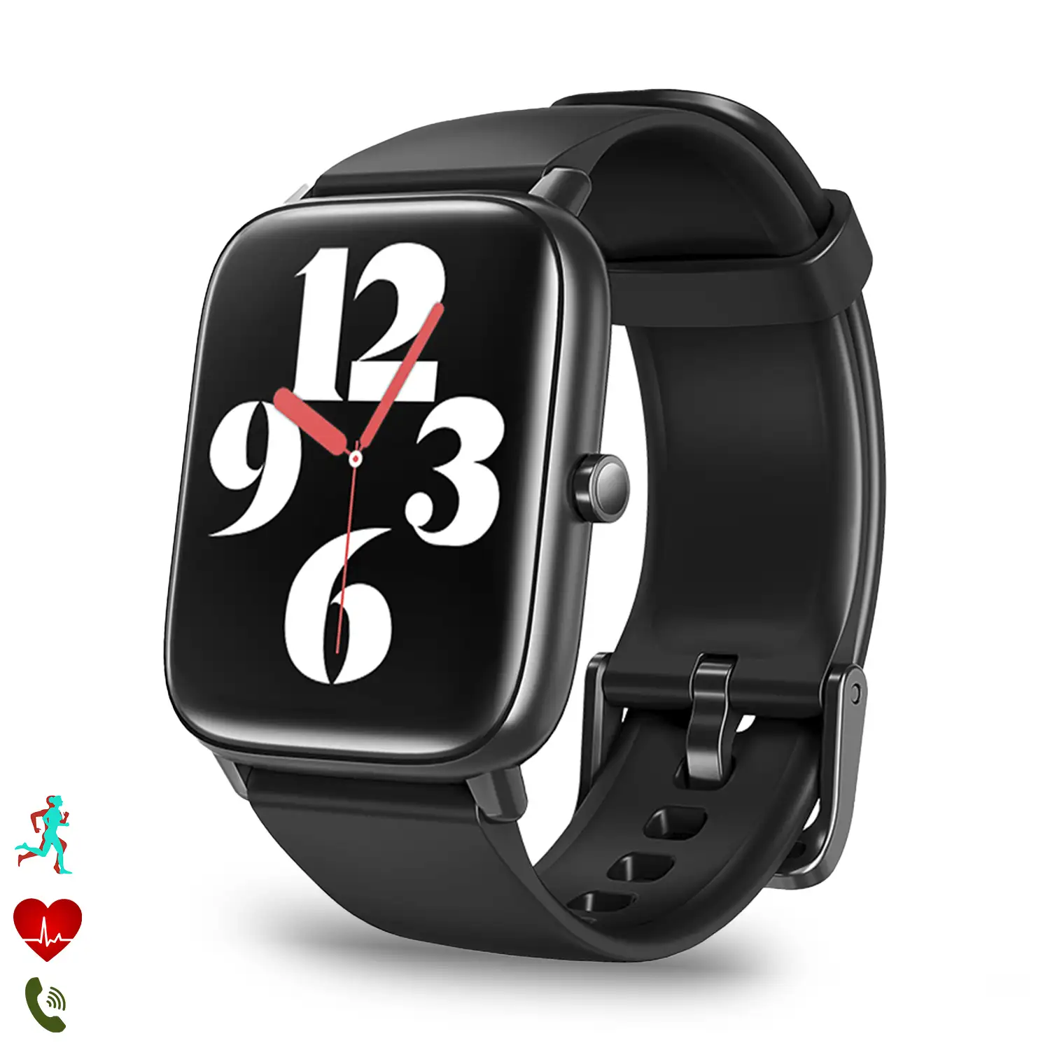 Smartwatch T58 con term metro corporal. Monitor cardiaco de