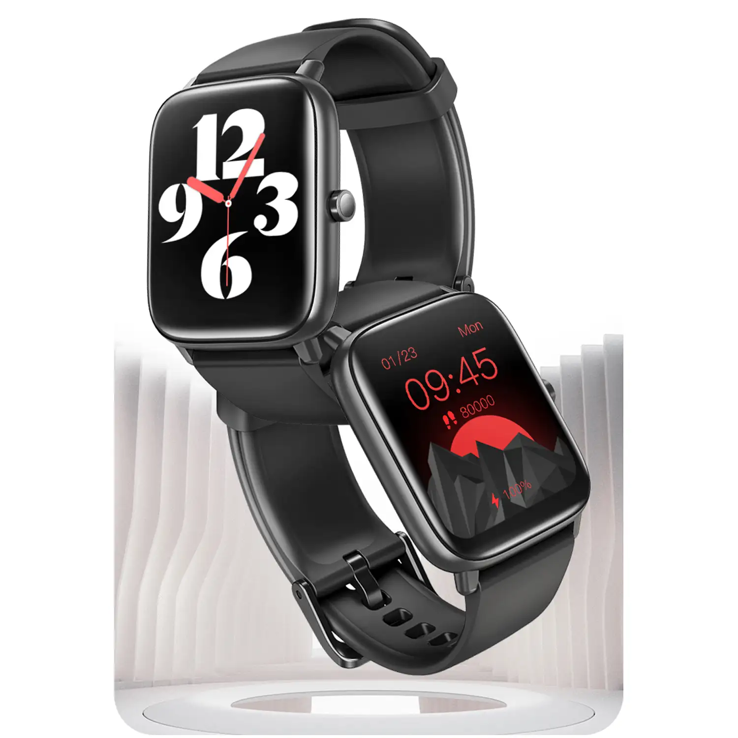 Smartwatch T58 con termometro corporal. Monitor cardiaco de tension y oxigeno en sangre. Modos deportivos