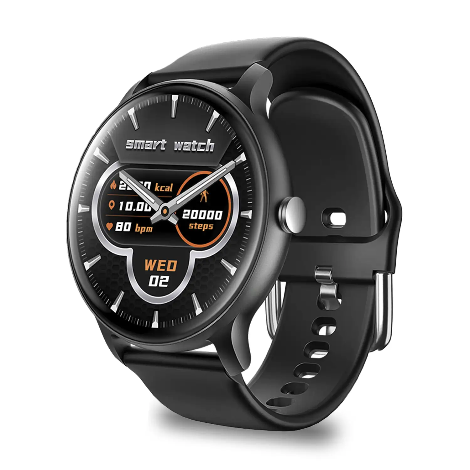 Smartwatch T59 con termómetro corporal. Monitor cardiaco, de tensión y oxígeno en sangre. Modos deportivos.