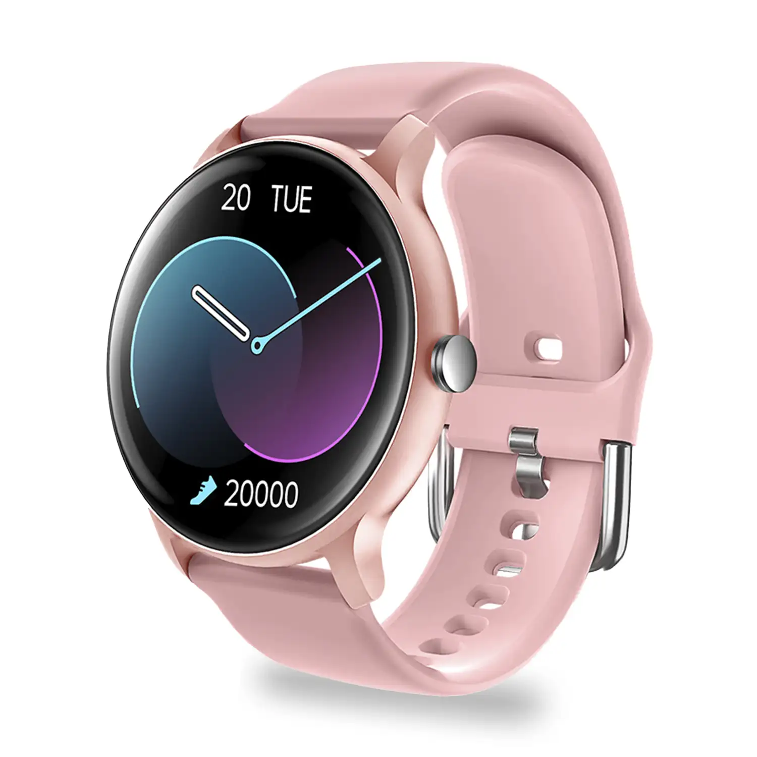 Smartwatch T59 con termometro corporal. Monitor cardiaco de tension y oxigeno en sangre. Modos deportivos