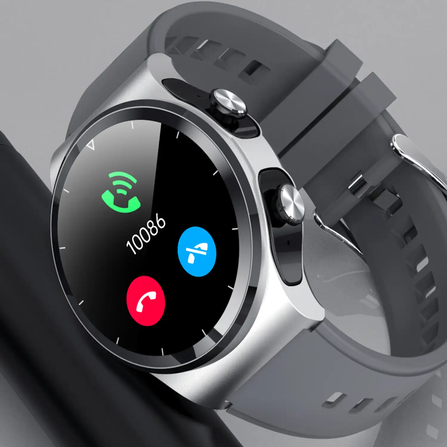 Smartwatch GT69 con auriculares Bluetooth 5.0 TWS integrados. Monitor de tensión y oxígeno en sangre; modo multideportivo.