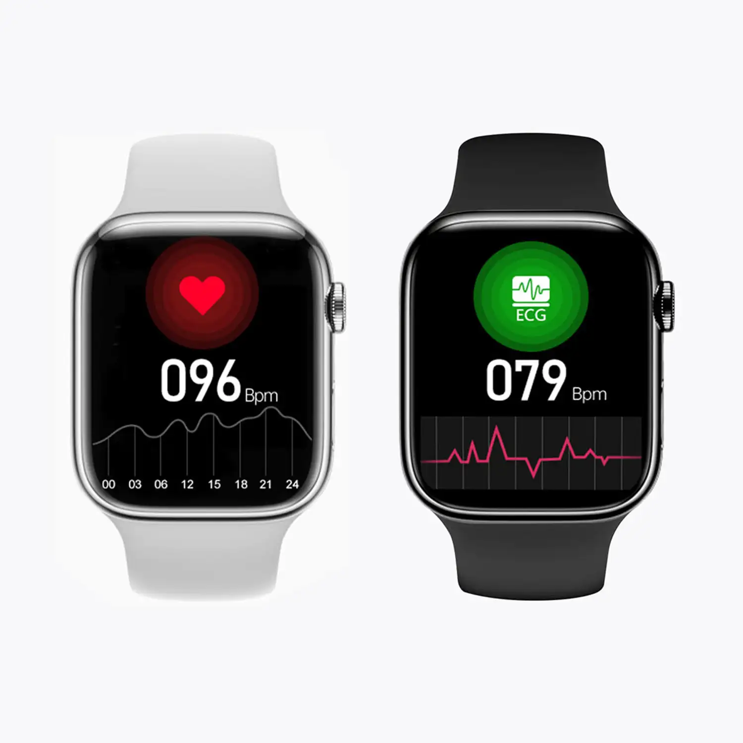 Smartwatch DT17 con pantalla HD, notificaciones de aplicaciones. Monitor cardiaco; modo multideportivo. Fondos personalizables.
