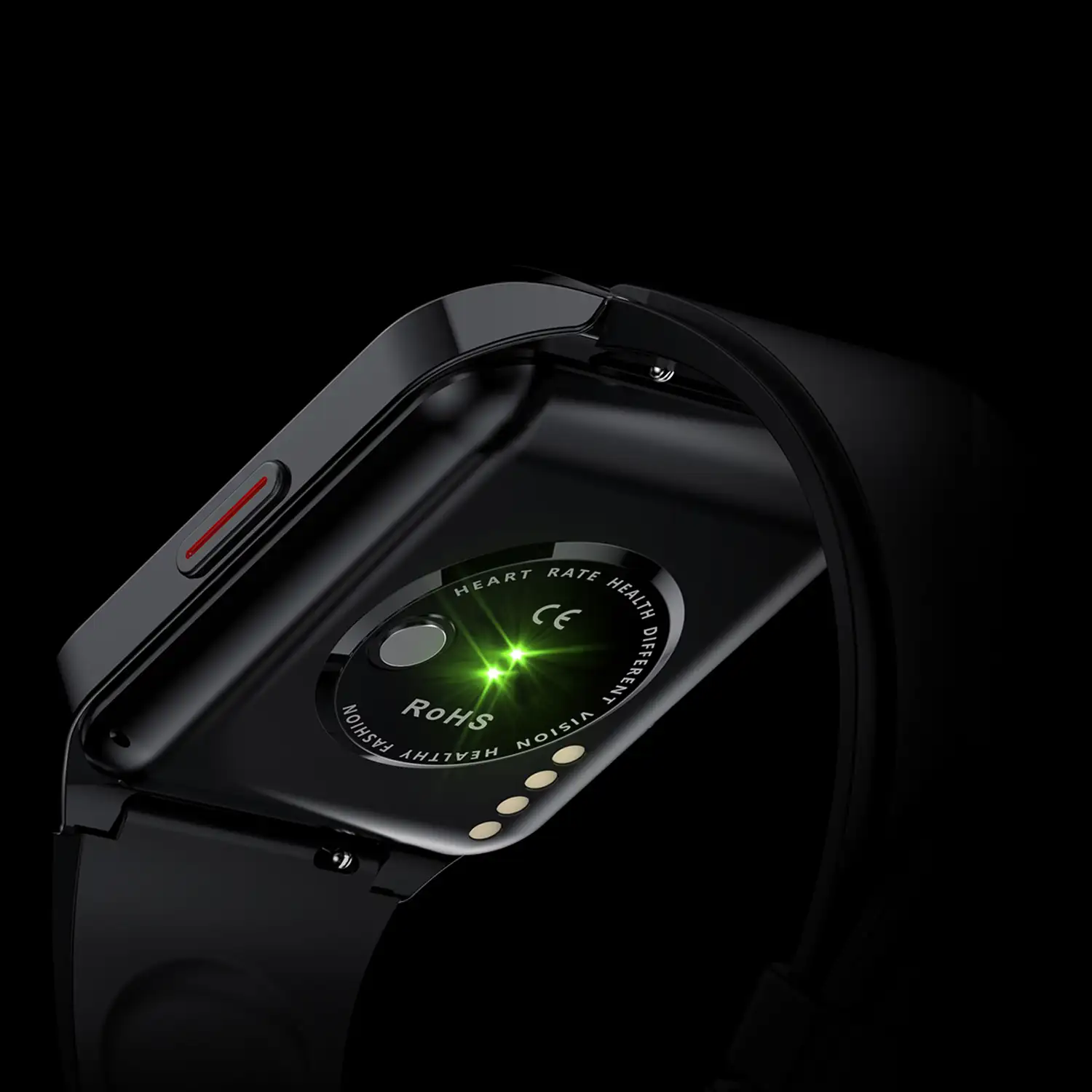 Smartwatch H60 con notificaciones de aplicaciones, 7 modos deportivos. Monitor de salud con termómetro. Correa de metal milanesa.
