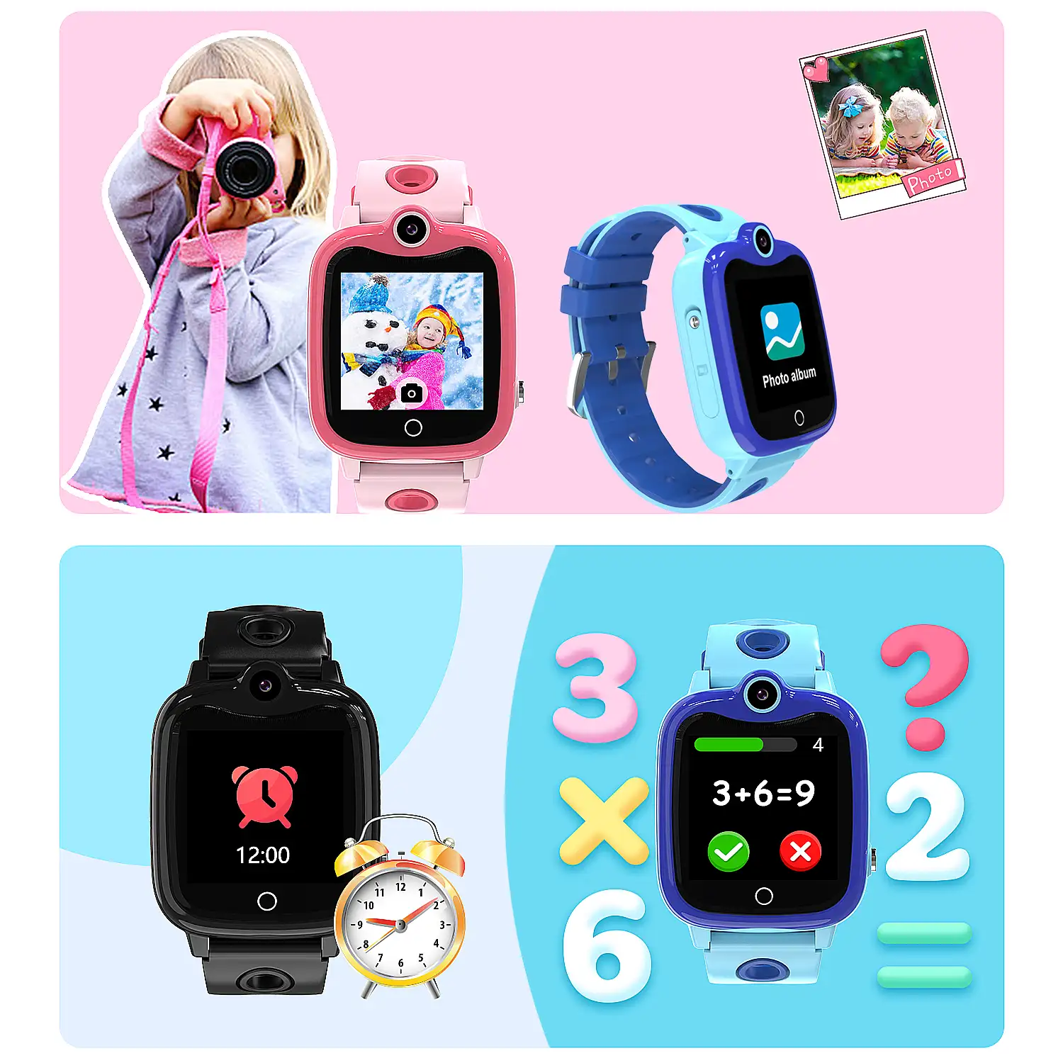 Smartwatch GPS localizador DS06 para niños. Intercomunicador, area de seguridad, comunicación de 2 vías.