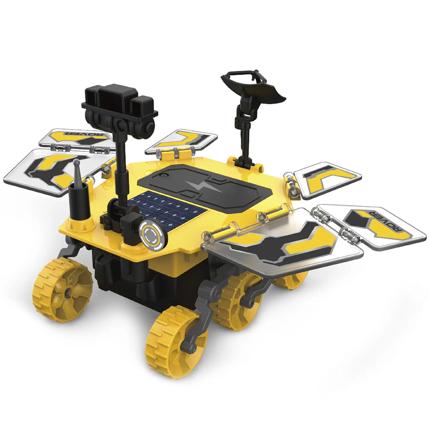 Rover de Marte para construir. 46 piezas. Funcionamiento solar y por batería.
