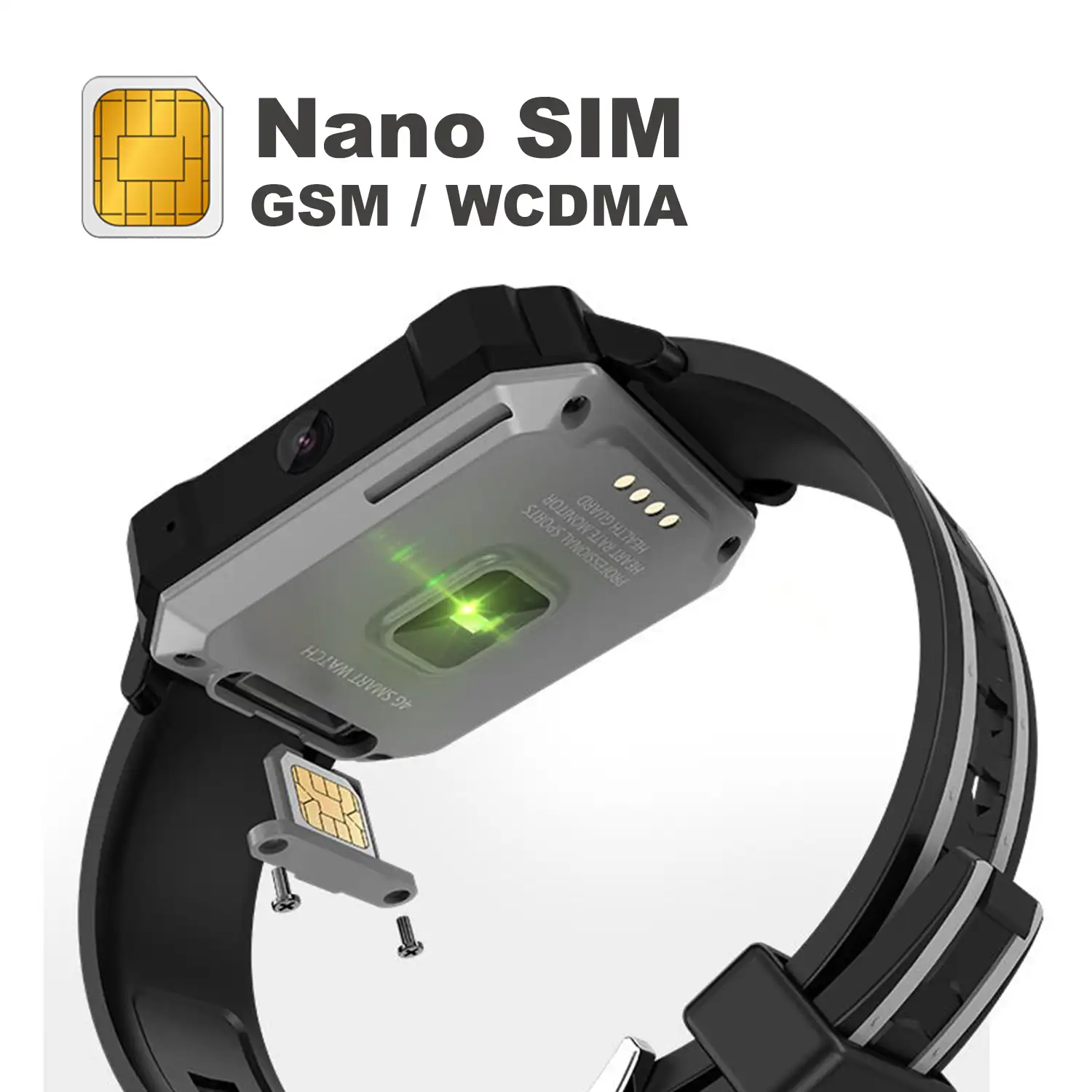 Smartwatch H7 con cámara, navegador GPS, monitor cardiaco. Opción de SIM.