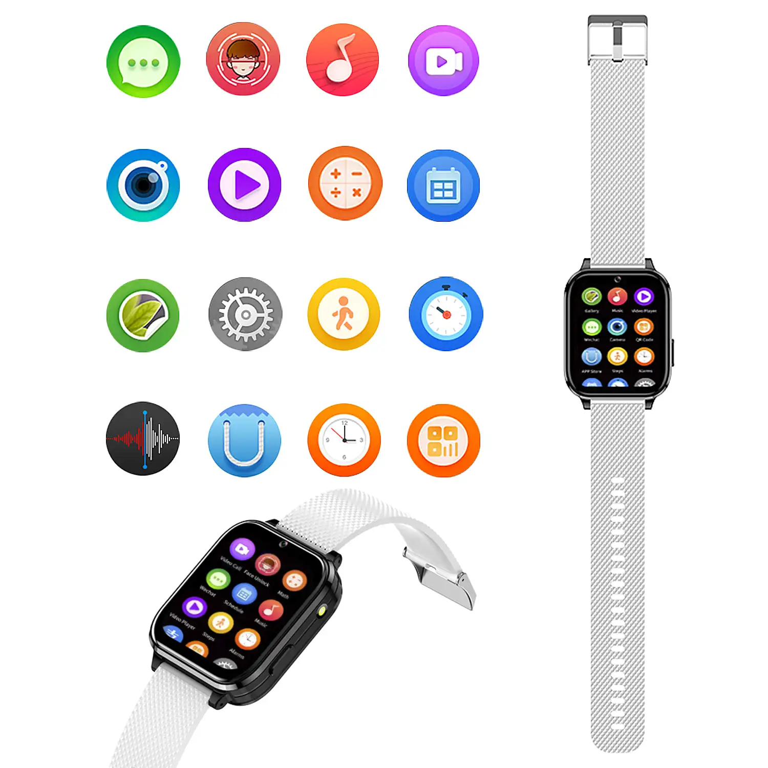 Smartwatch Phone T36 4G con SO Android incorporado. Funciones avanzadas y localizador GPS, Wifi y LBS.