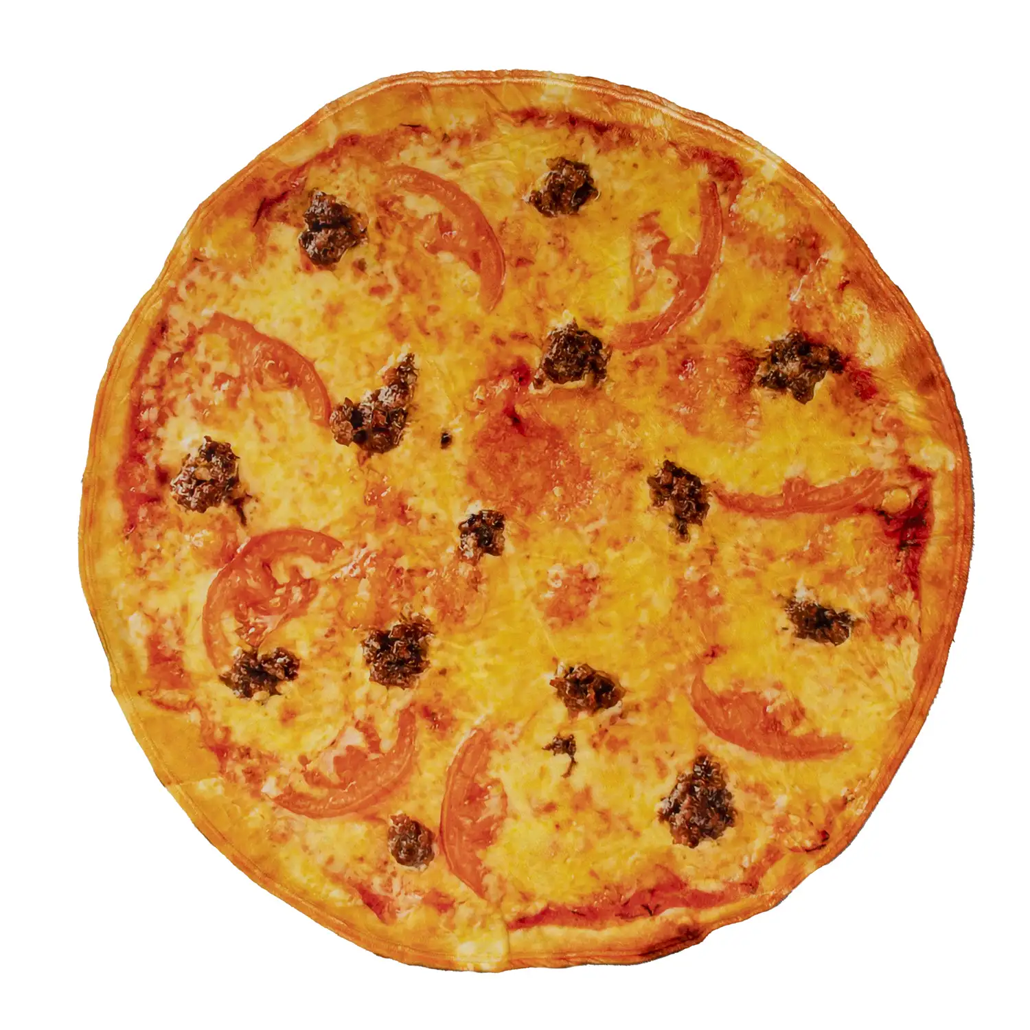 Manta cálida de franela, 120cm diseño Pizza