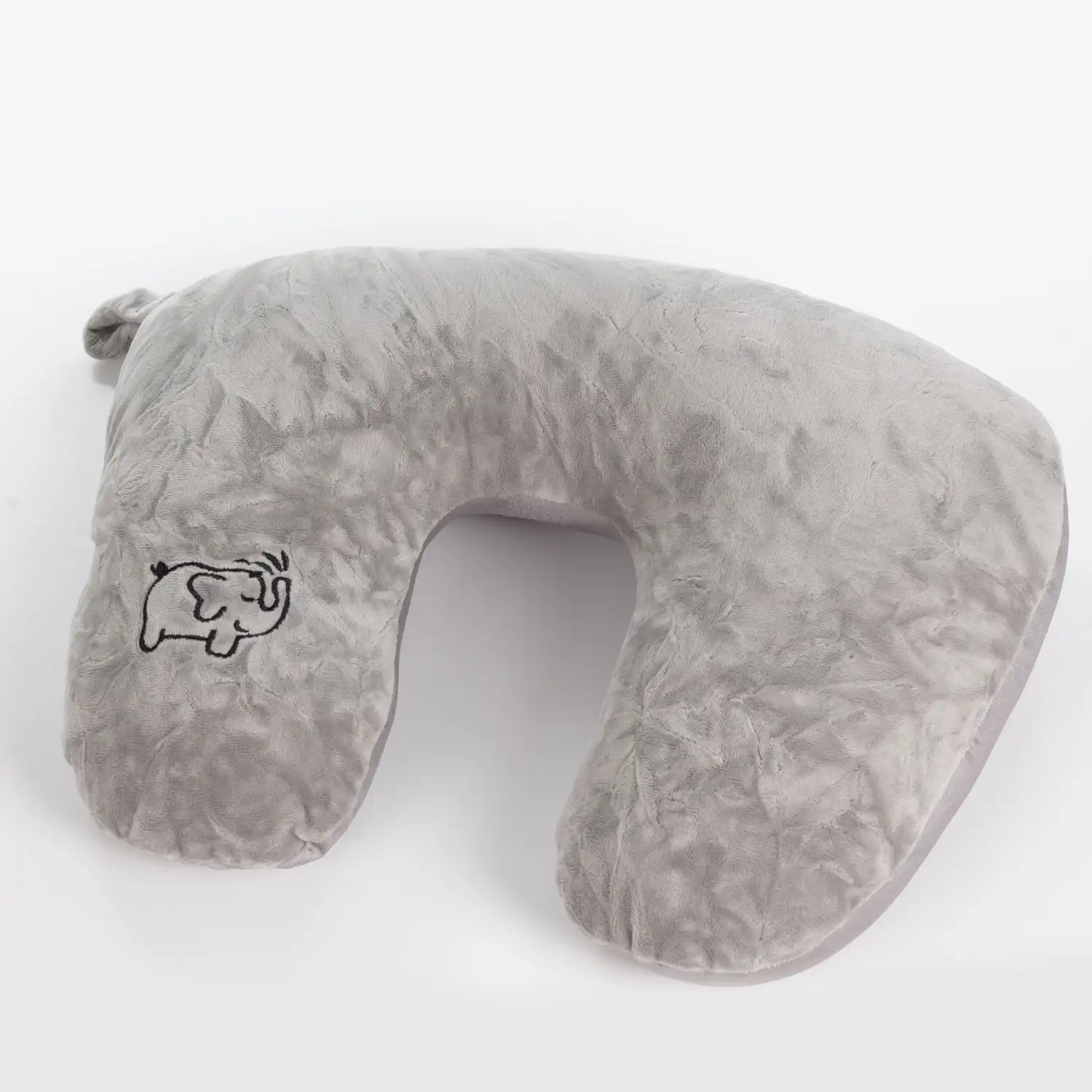 Elefante de peluche convertible en almohada de viaje cojín cervical, 2 en 1.