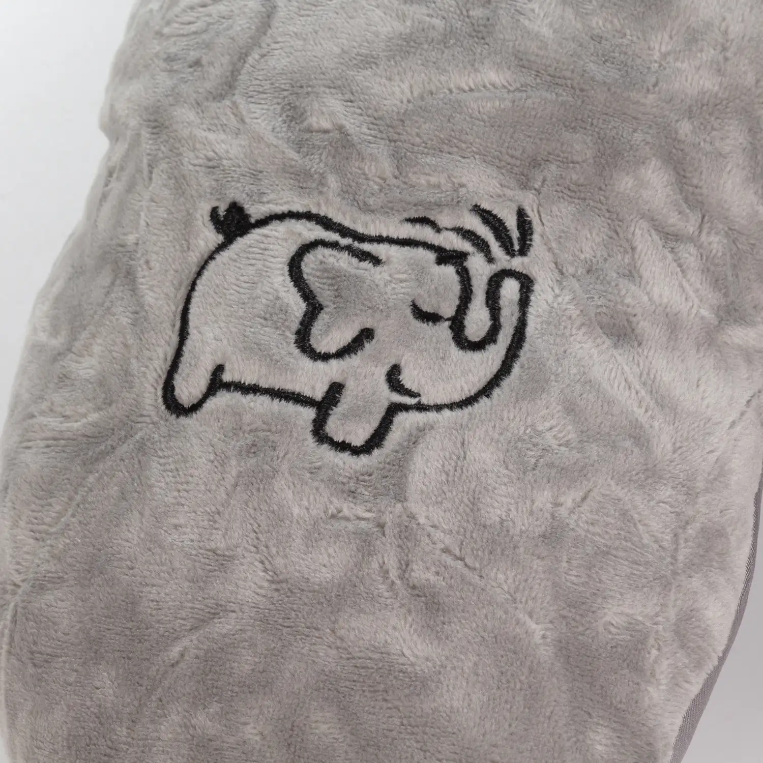 Elefante de peluche convertible en almohada de viaje cojín cervical, 2 en 1.