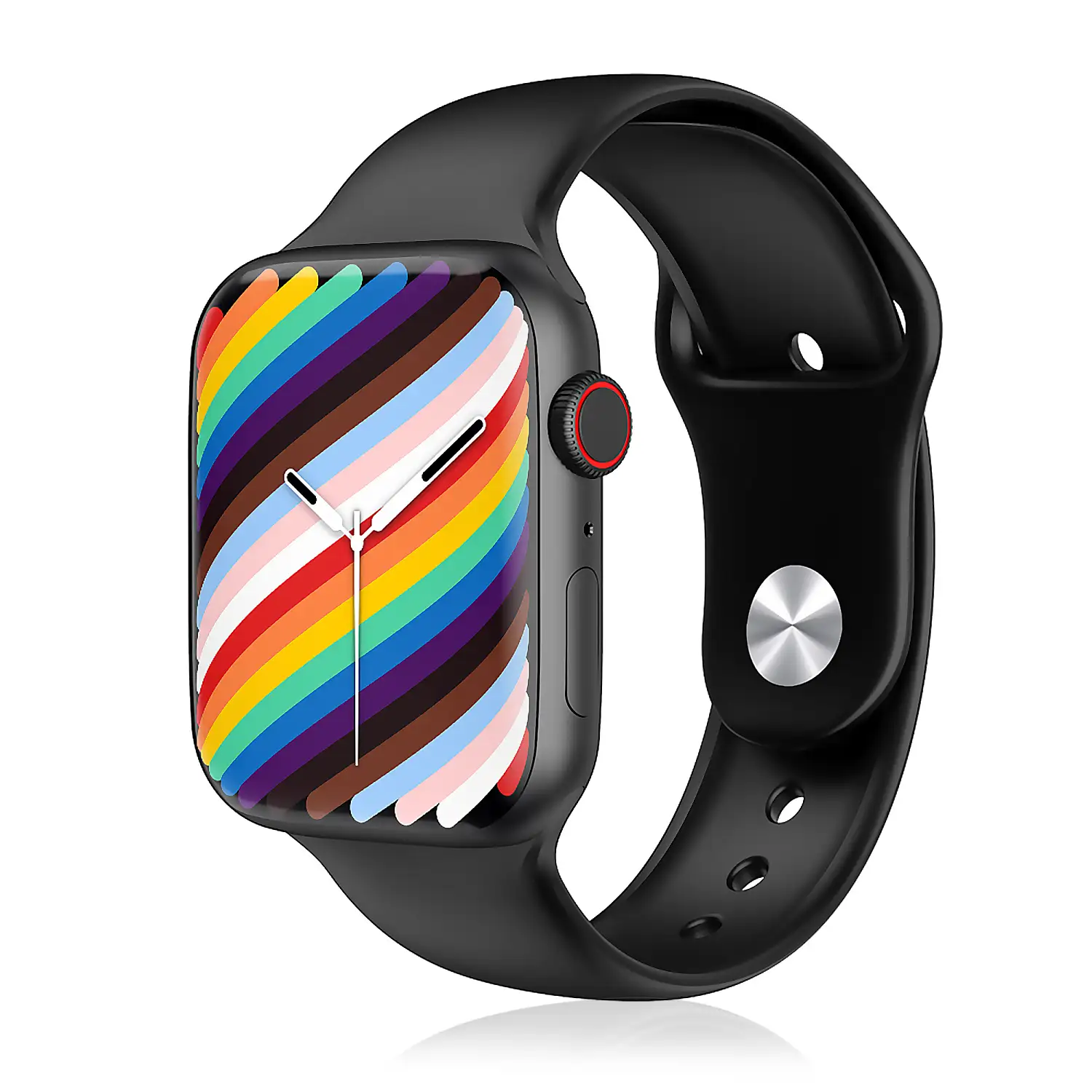 Smartwatch W27 con monitor cardíaco, tensión y de O2 en sangre. Modos deportivos indoor y exteriores. Corona multifunción inteligente.