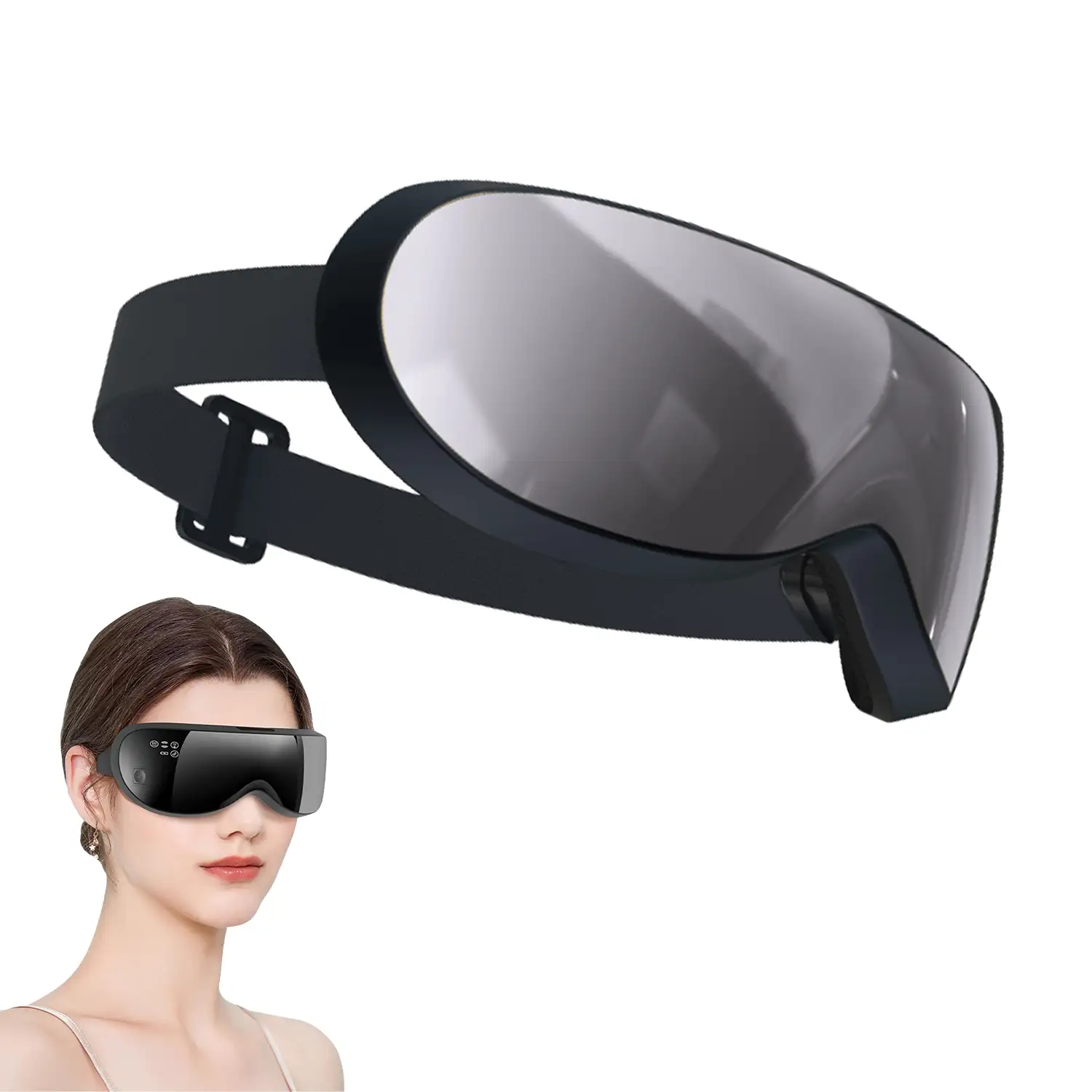 Masajeador de ojos hidratante 3D con protección ocular multidimensional