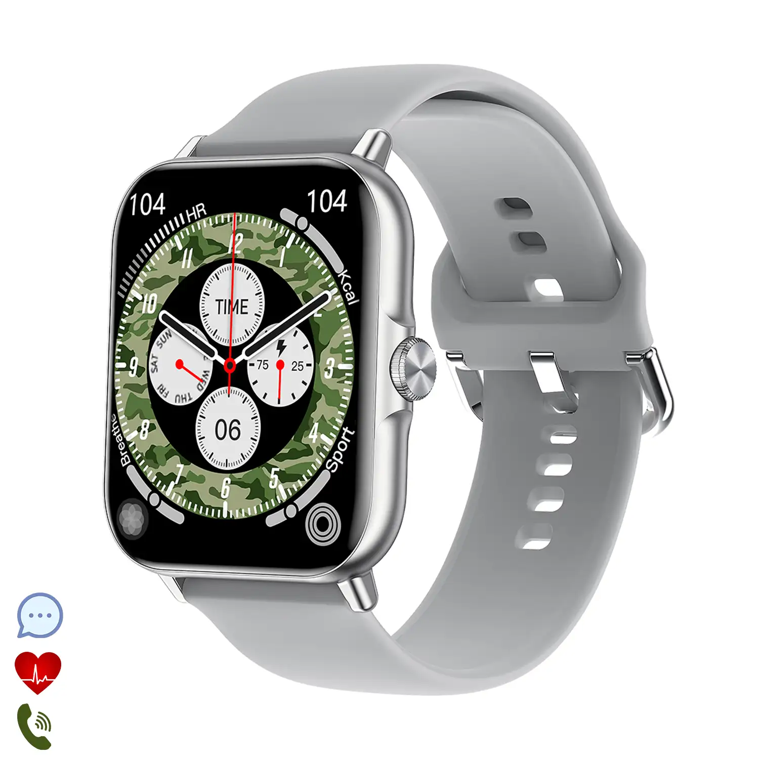 Smartwatch A01 con pantalla de 1 9 pulgadas. Bateria 300mAh
