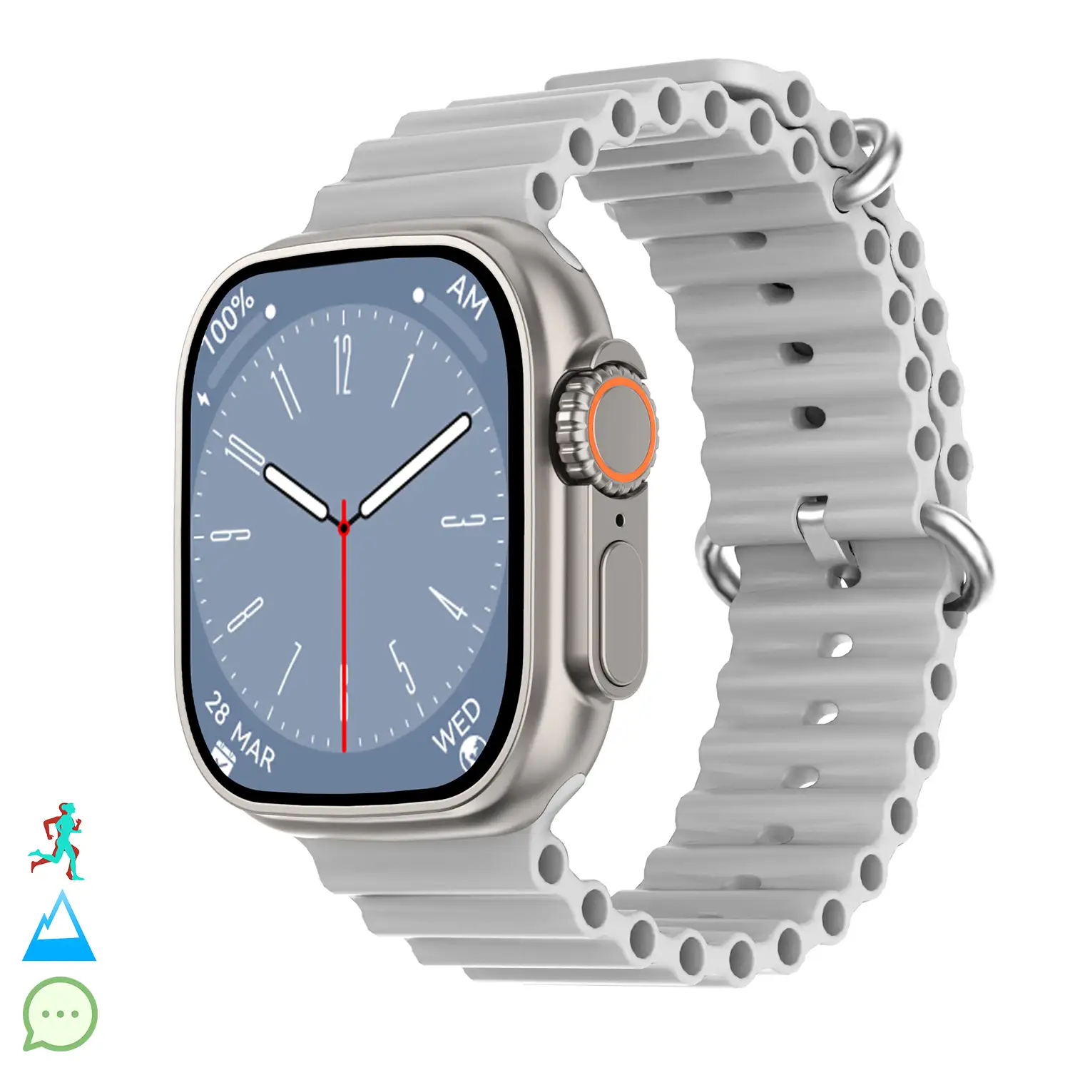 Smartwatch TRAIL DAM8 con pantalla de 2 pulgadas HR y funci n