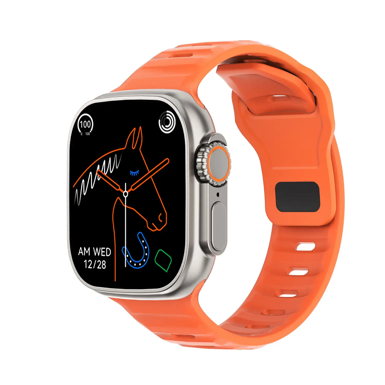 Smartwatch TRAIL DAM8 con pantalla de 2 pulgadas HR y función Always-On. Widgets personalizables.