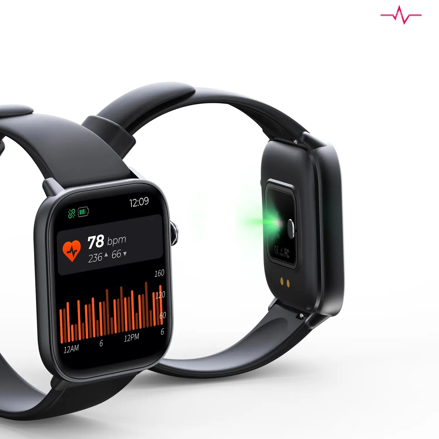 Smartwatch DM19 con pantalla de 1 8 monitor de tensi n y O2