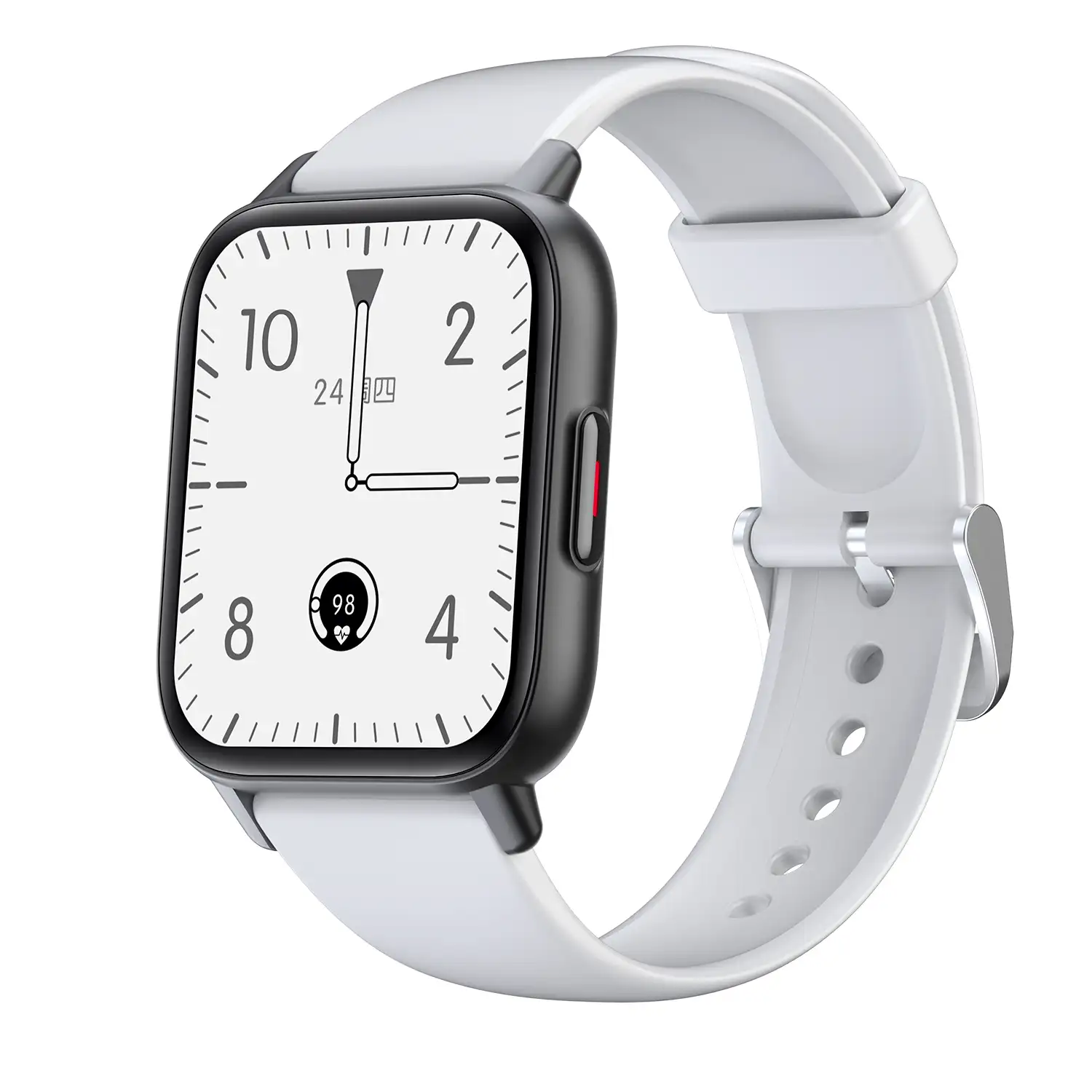 Smartwatch QS16 con termometro corporal monitor de tension y O2. 24 modos deportivos notificaciones de apps