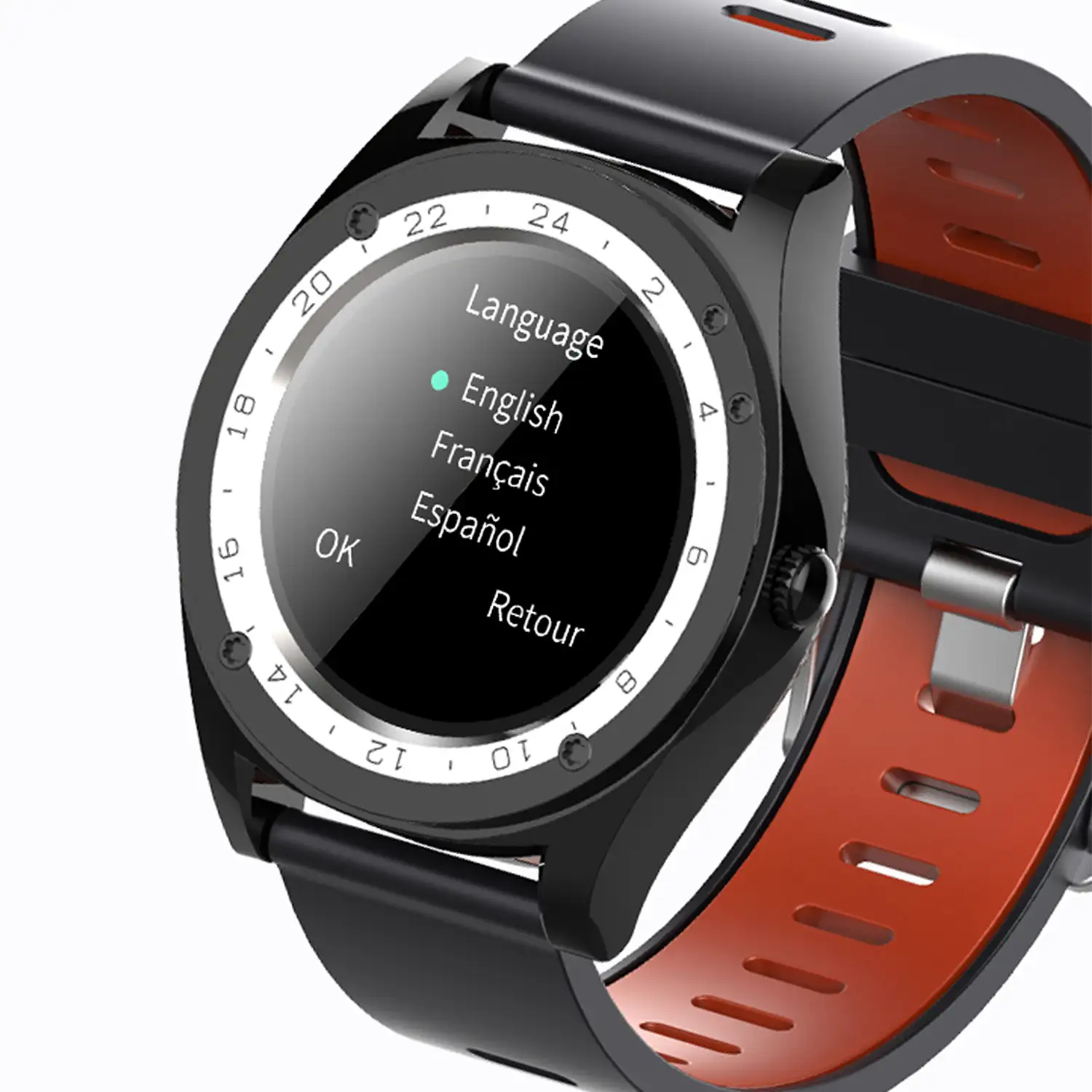 Smartwatch M10 multifunción con podómetro, aviso de llamadas, notificaciones. App para Android. Opción de SIM y micro SD.