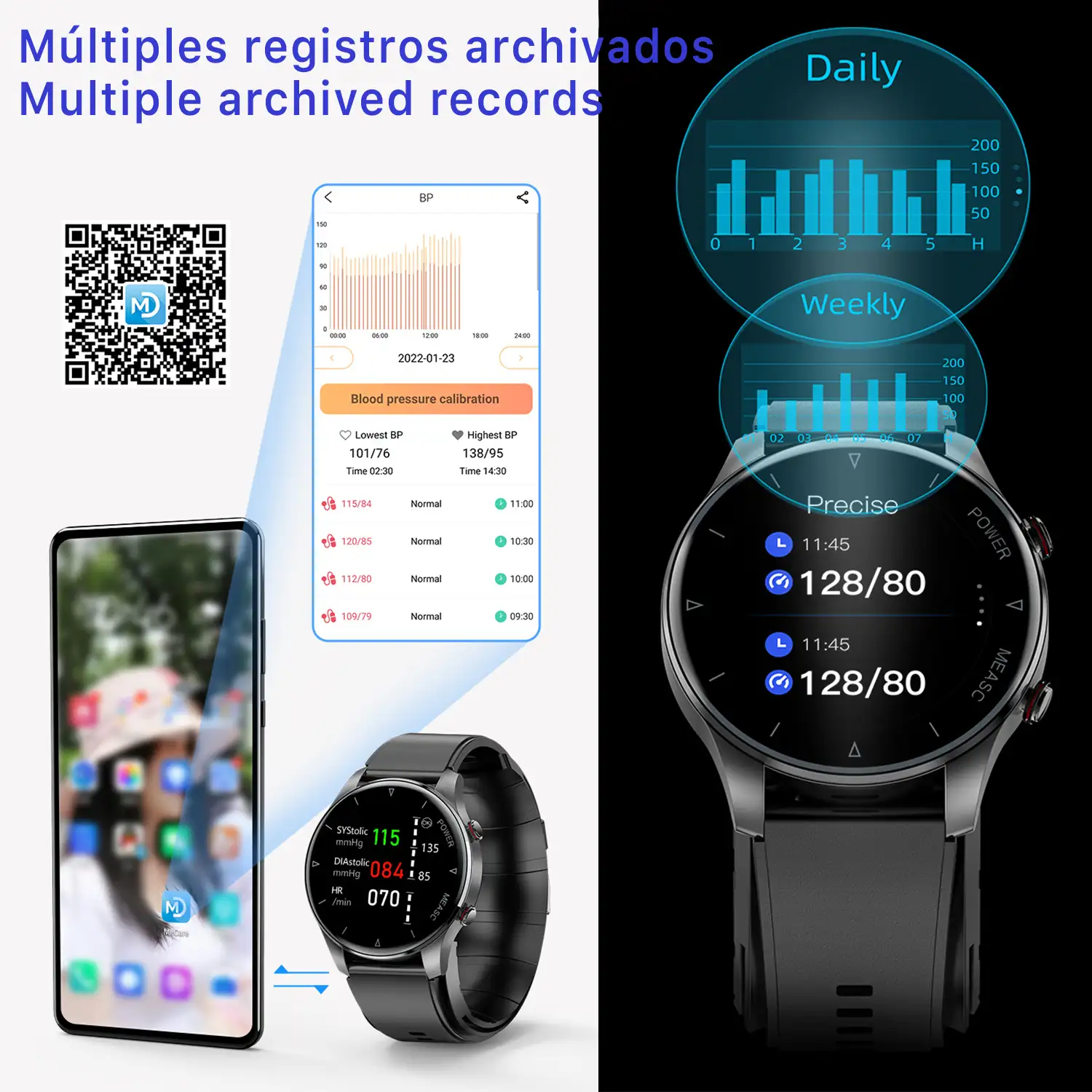 Smartwatch con hot sale tension arterial