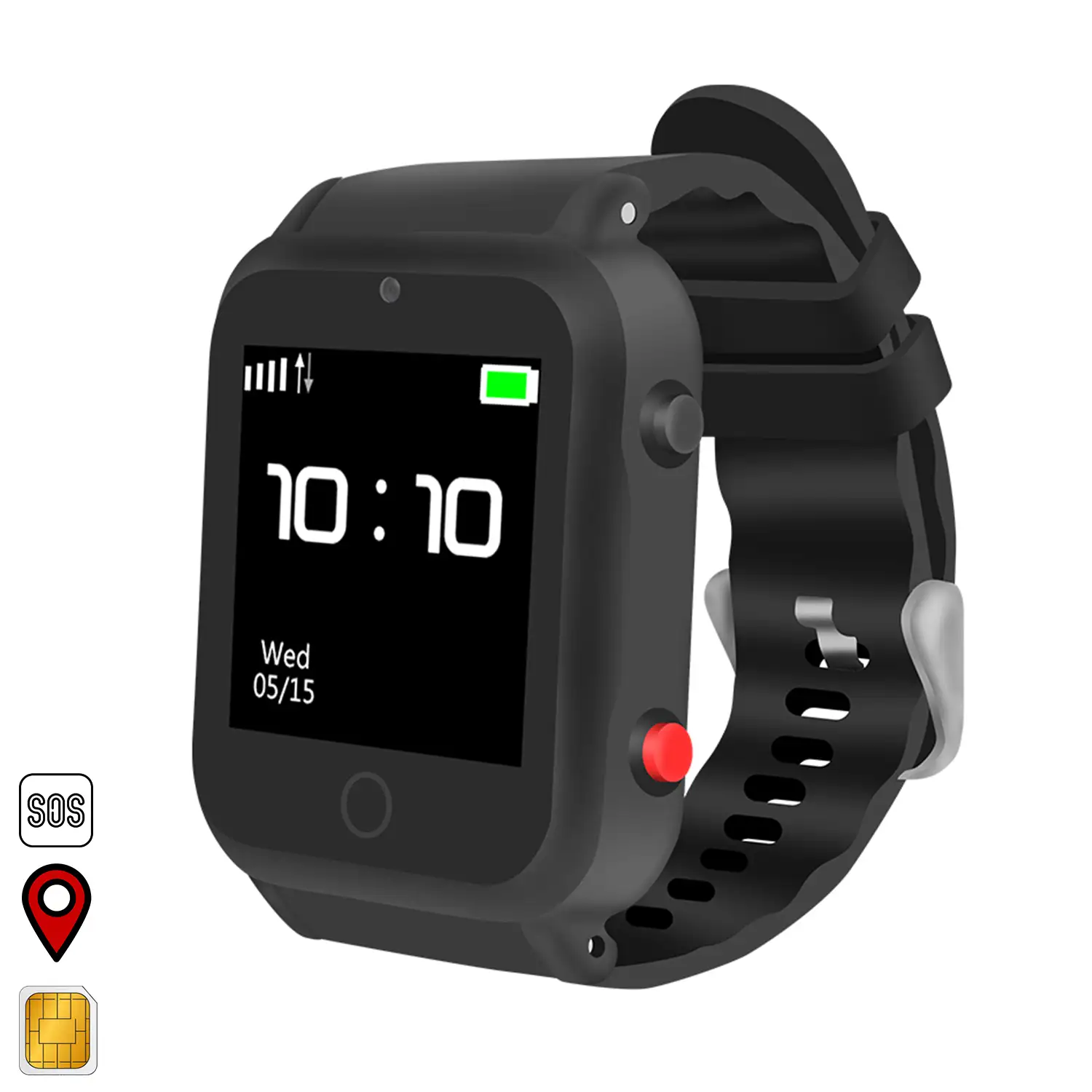Smartwatch S88 localizador GPS, AGPS y LBS. Especial personas mayores. Con botón SOS.