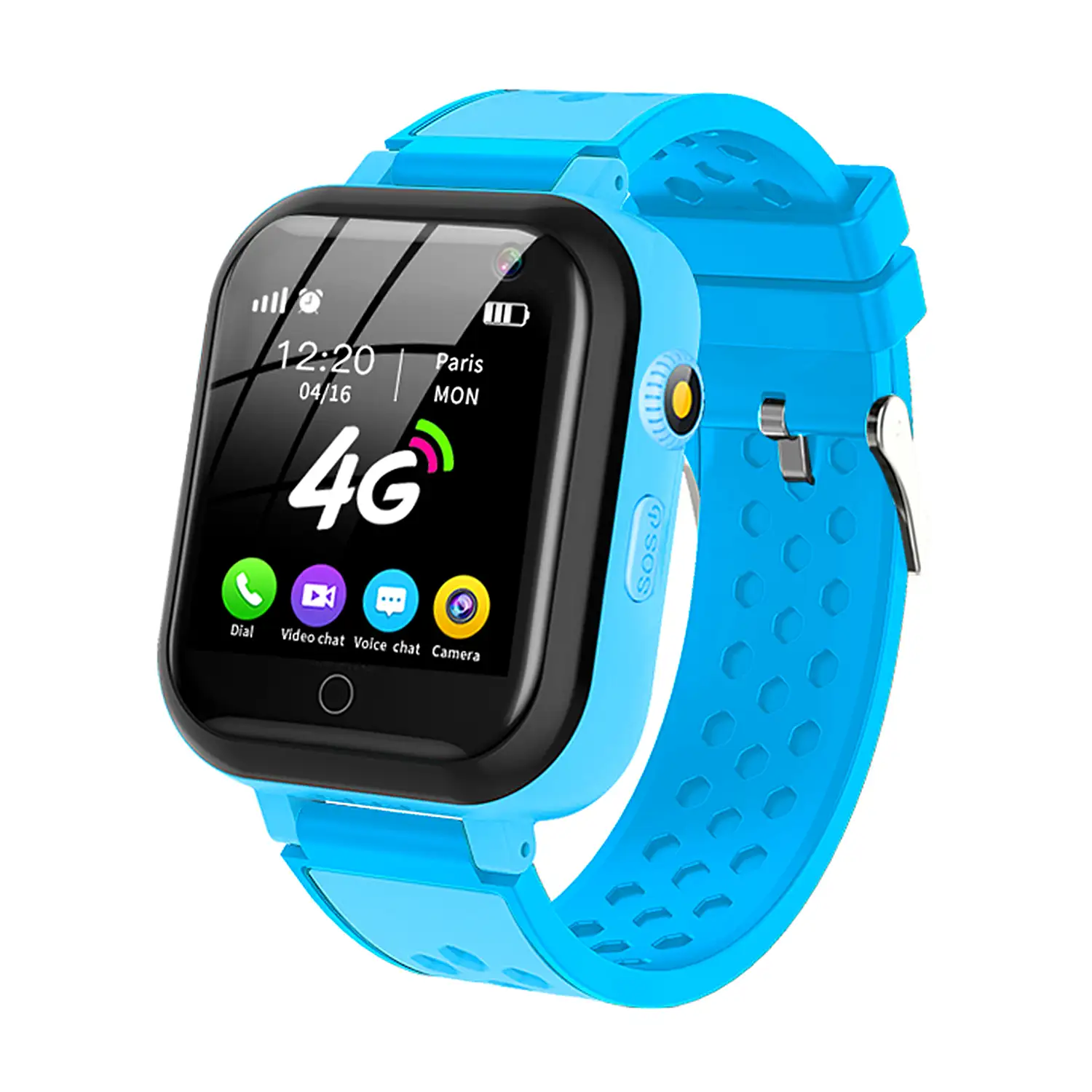 Reloj Inteligente Con Gps Localizador Y Comunicación Klack - Azul