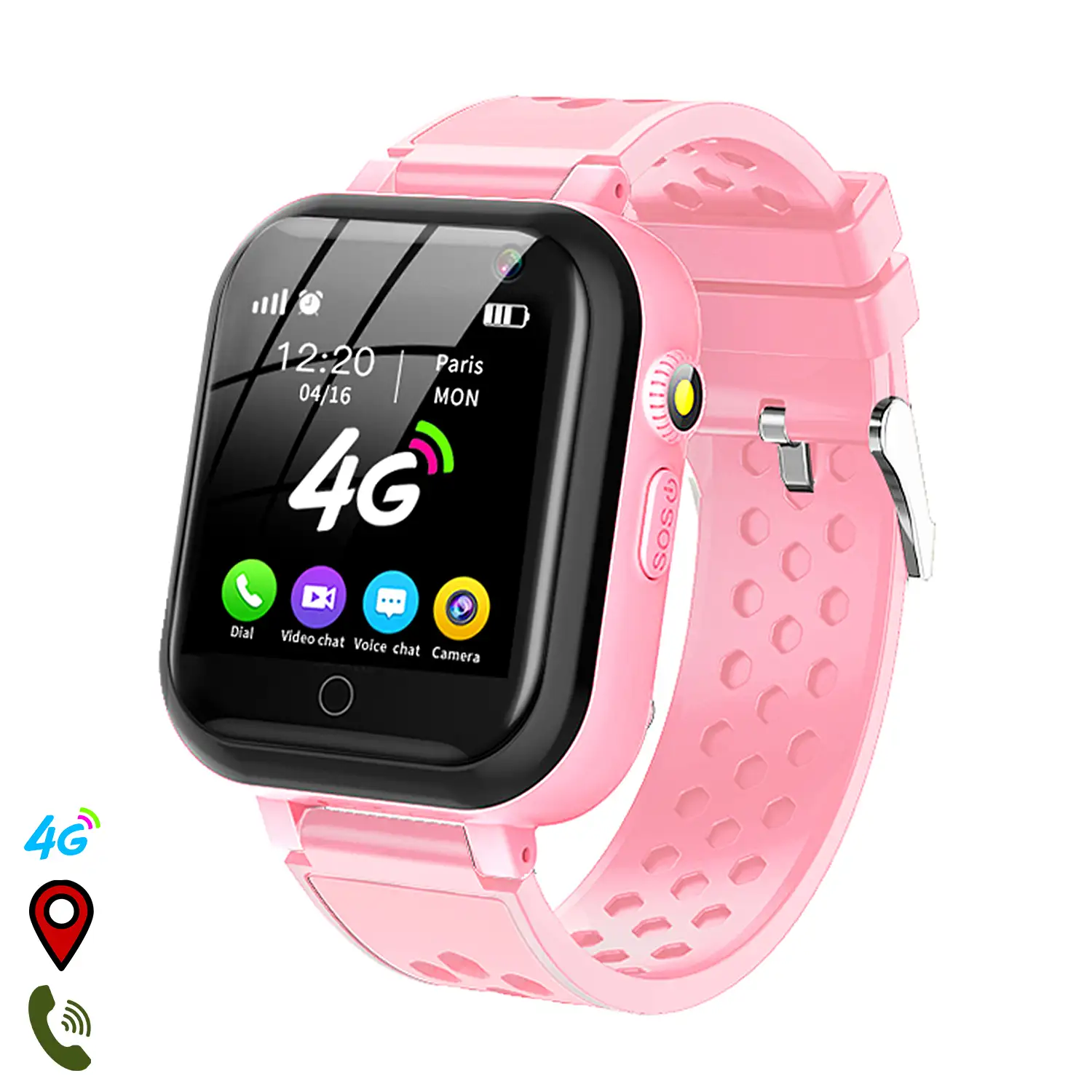 Smartwatch T16 4G localizador GPS,Wifi y LBS. Videollamada, micro chat, botón SOS.