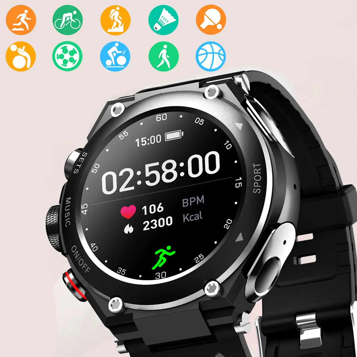 Smartwatch con memoria para musica deals