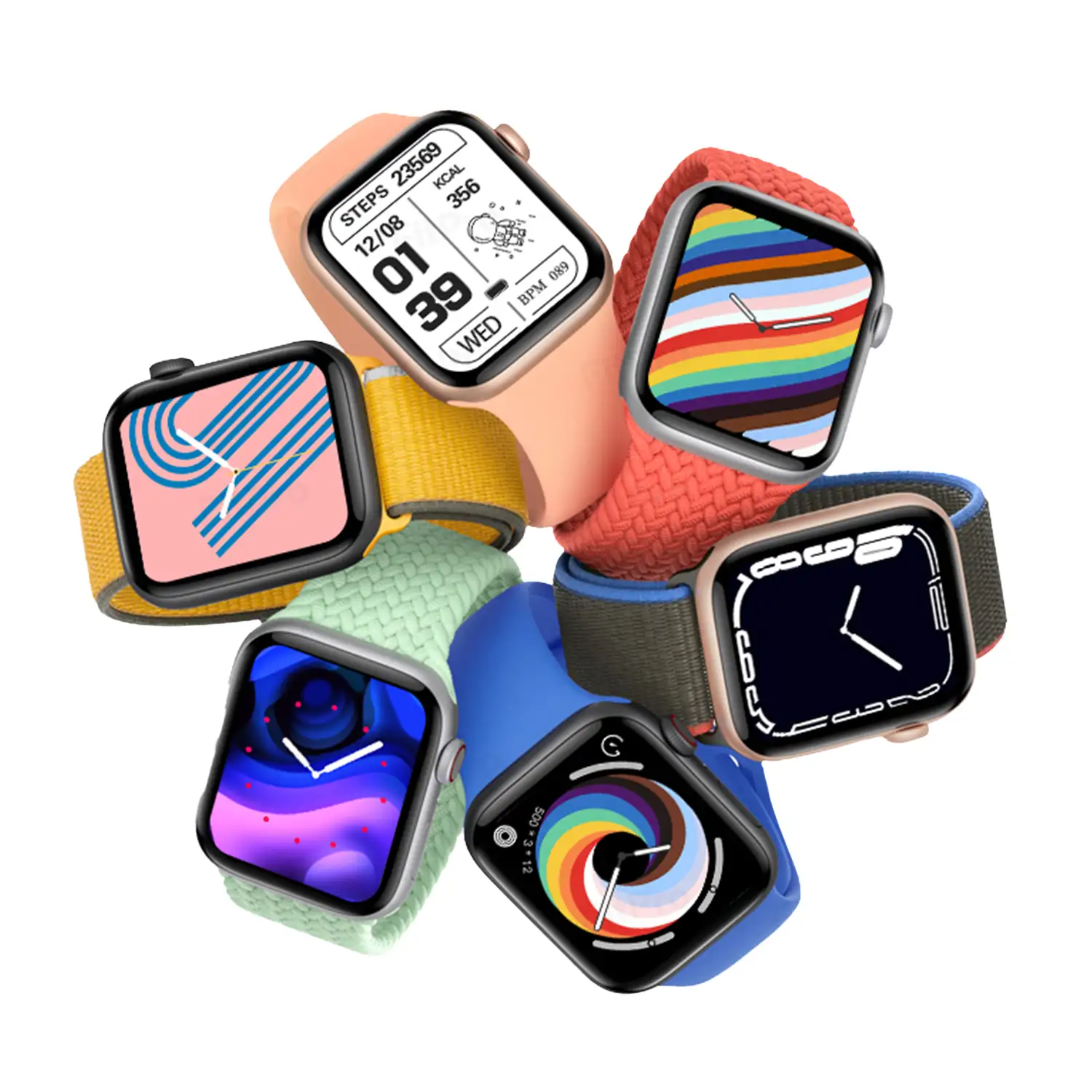 Smartwatch T900 Max L Pro 9 con corona multifunción, monitor cardiaco y de tensión. Varios modos deportivos, notificaciones de apps.
