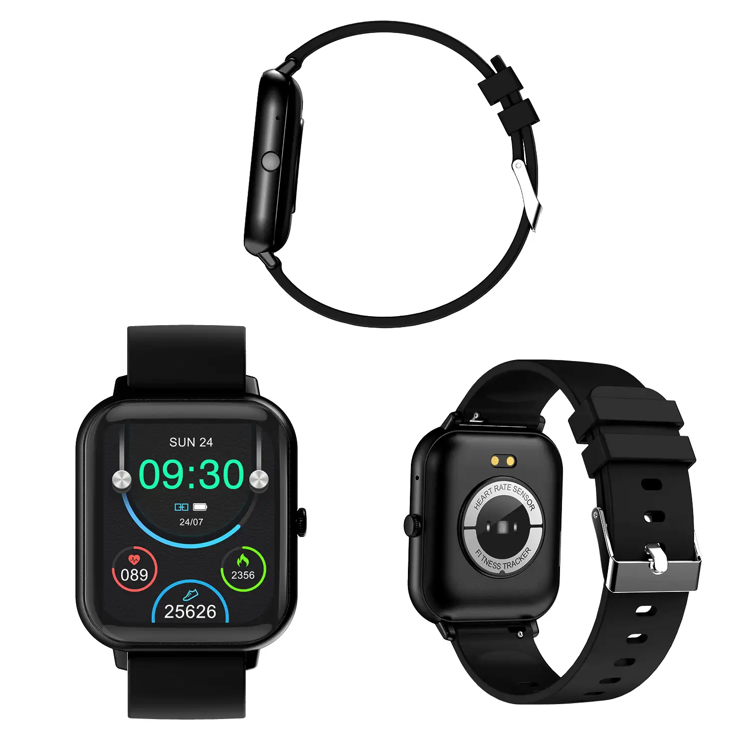 Smartwatch ZL54C con pantalla de 1,8 HR, monitor de tensión y de O2. Sumergible, varios modos deportivos, notificaciones de apps.