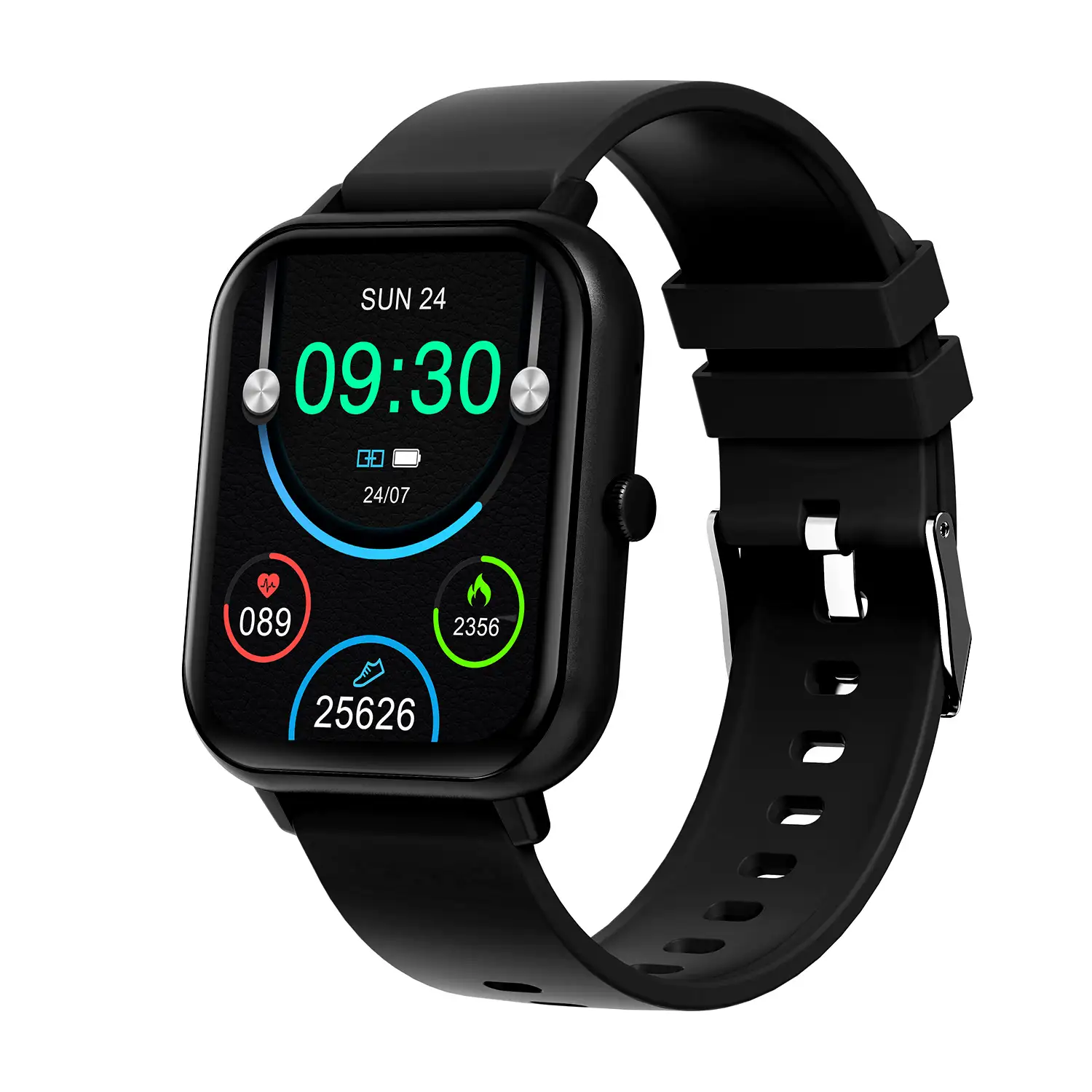 Smartwatch ZL54C con pantalla de 1,8 HR, monitor de tensión y de O2. Sumergible, varios modos deportivos, notificaciones de apps.
