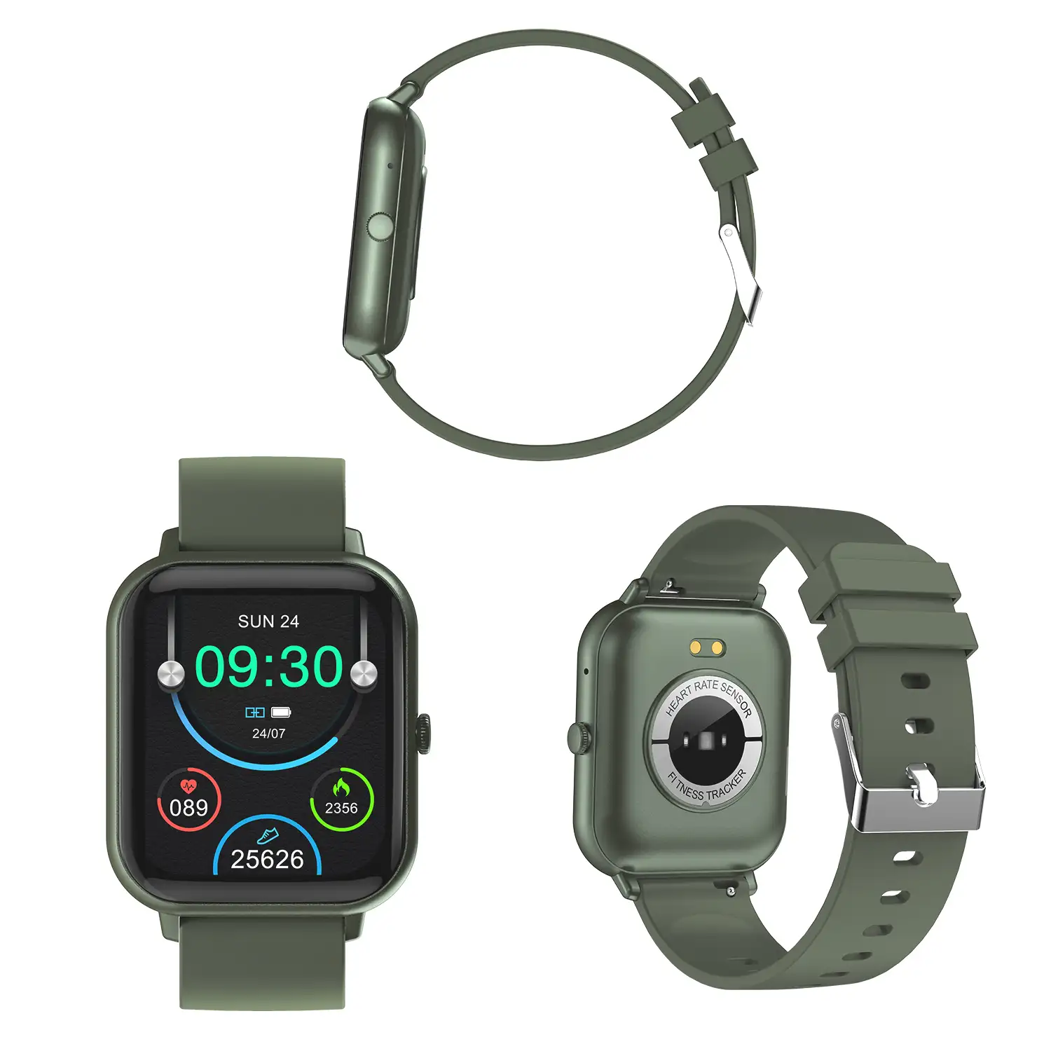 Smartwatch ZL54C con pantalla de 1,8 HR, monitor de tensión y de O2. Sumergible, varios modos deportivos, notificaciones de apps.