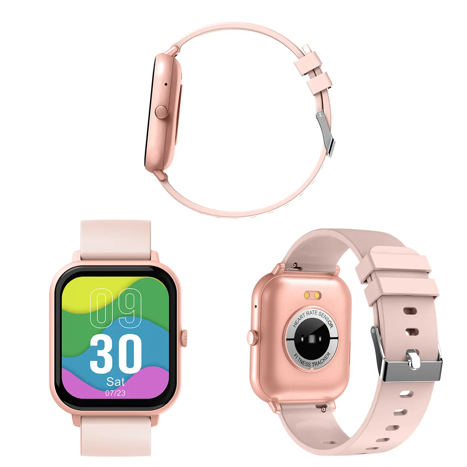 Smartwatch ZL54C con pantalla de 1,8 HR, monitor de tensión y de O2. Sumergible, varios modos deportivos, notificaciones de apps.