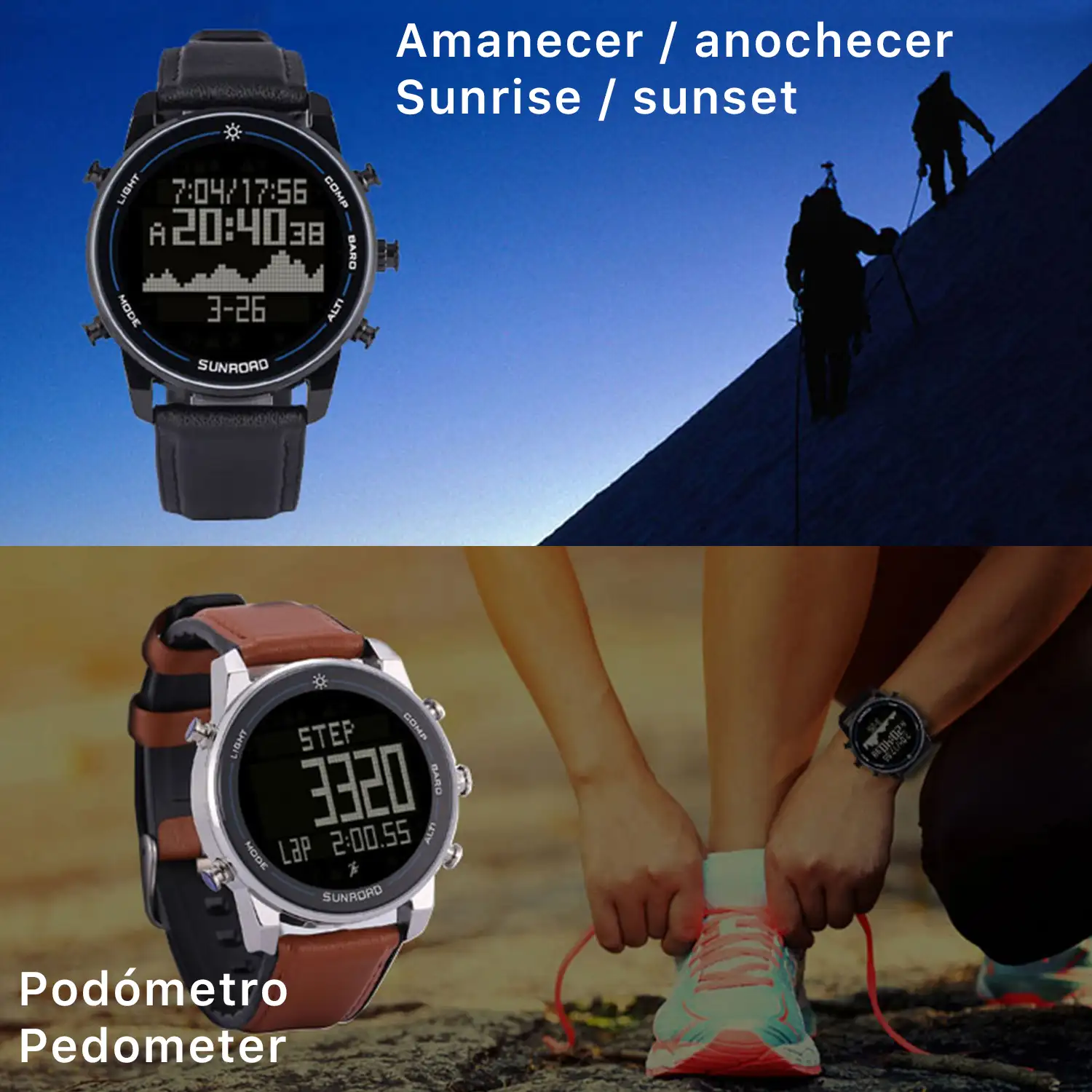 Reloj con online actividad de pesca
