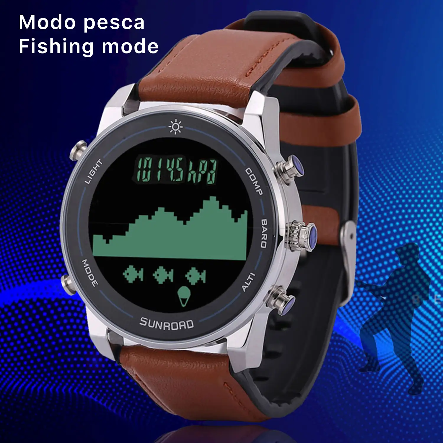 Reloj barometro sales altimetro termometro