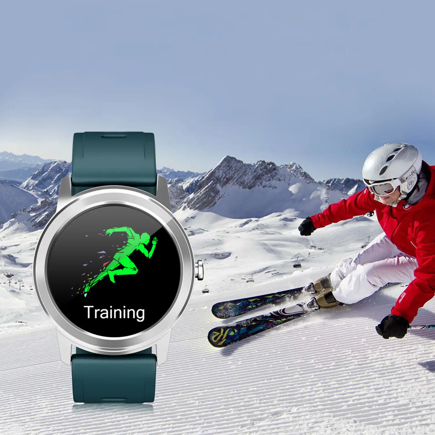 Smartwatch Q669 con monitor de tensi n y de O2 en sangre.Bater a