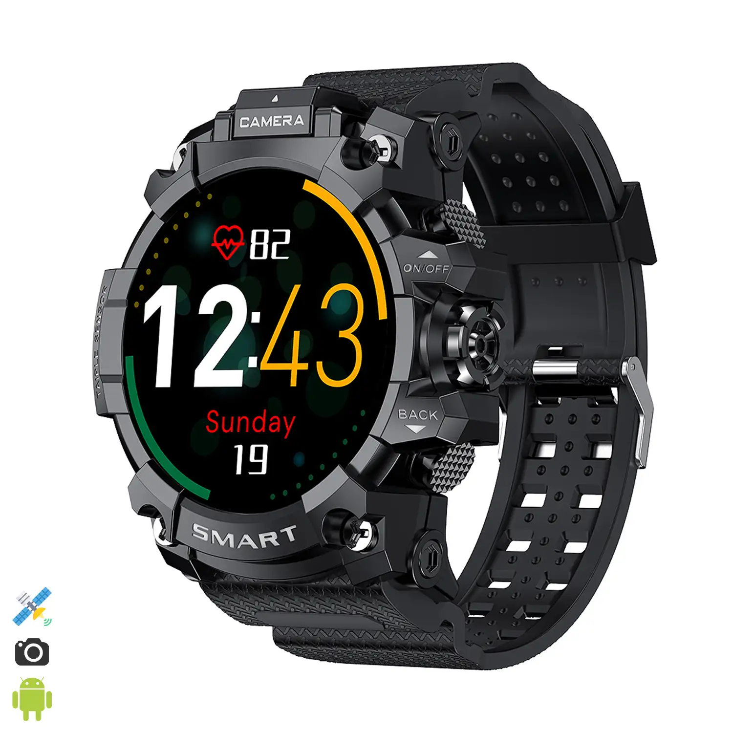 Smartwatch Phone Q999 4G con SO Android 9.0, Quad Core, Wifi, GPS. Cámara incorporada.