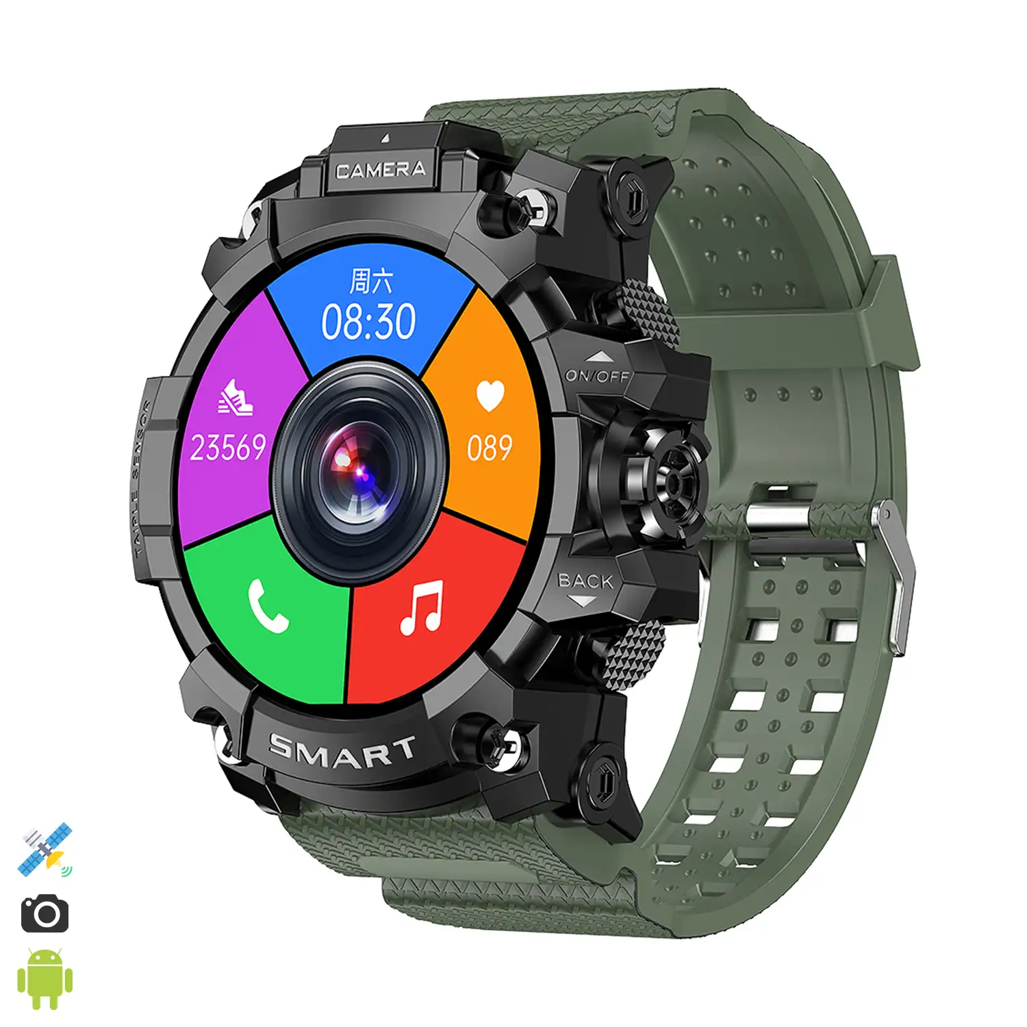 Android 9.0 smart watch best sale