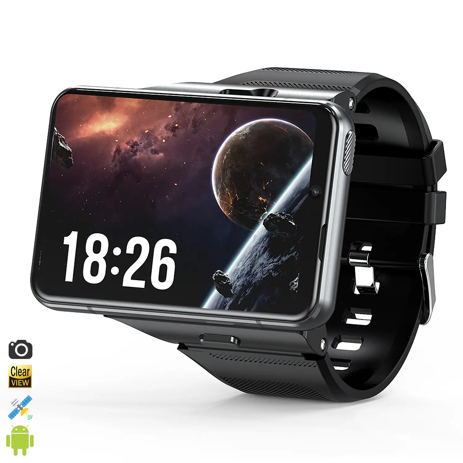 Smartwatch Phone S999 4G panorámica con SO Android 9.0, Quad Core, Wifi, GPS. Cámara incorporada. 4GB + 64GB de memoria.