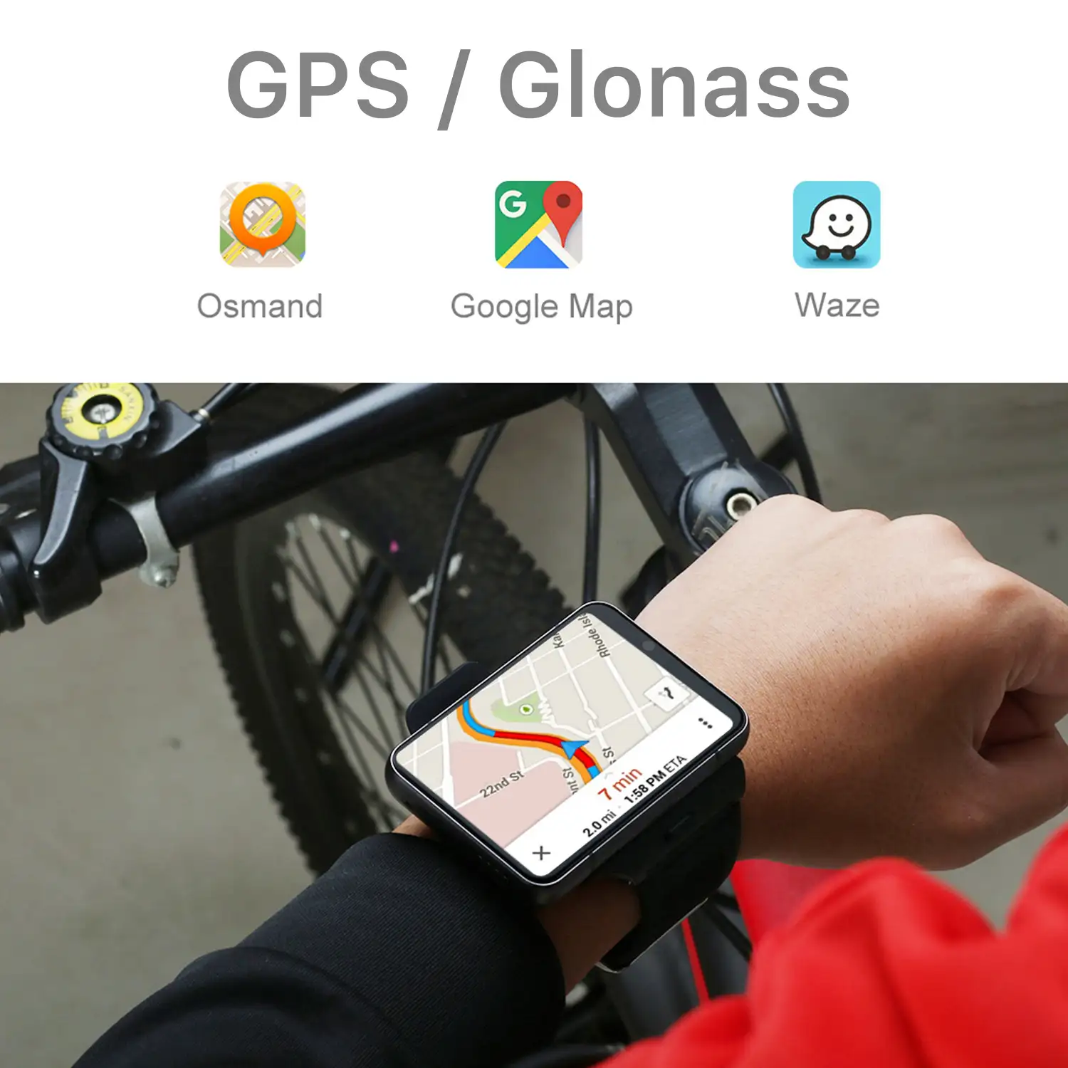 Smartwatch Phone S999 4G panorámica con SO Android 9.0, Quad Core, Wifi, GPS. Cámara incorporada. 4GB + 64GB de memoria.