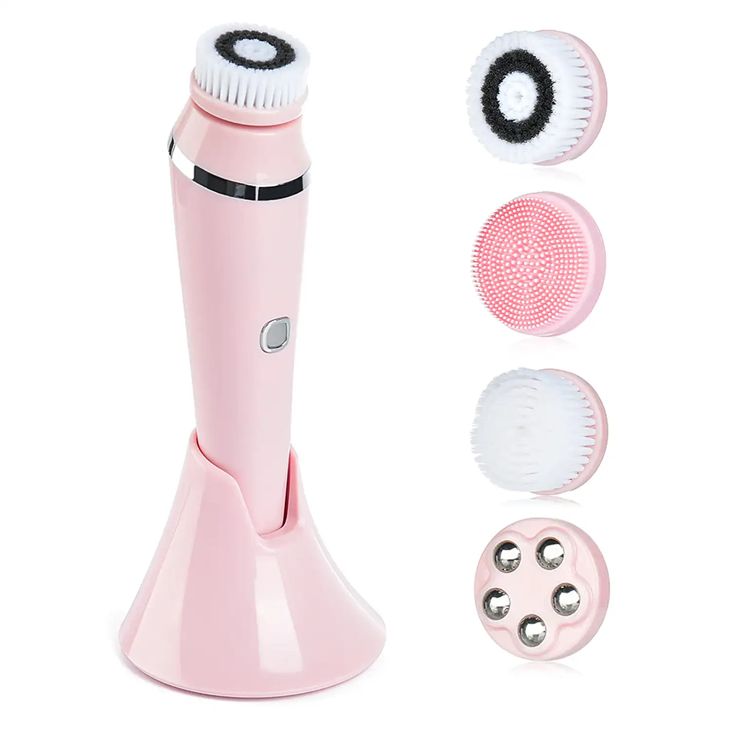 Instrumento de belleza 4 en 1. Cepillo de limpieza facial avanzado.
