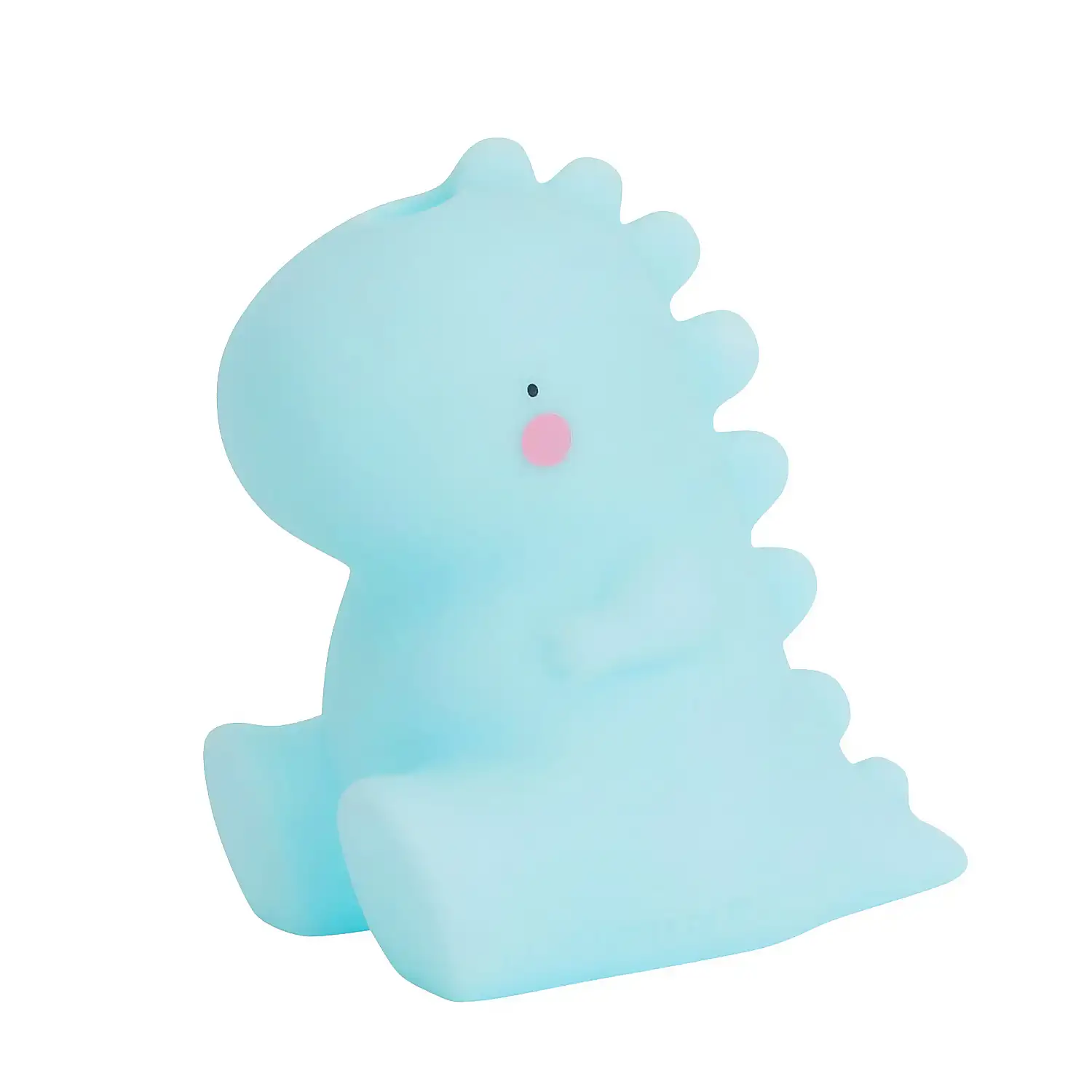Luz led infantil nocturna quitamiedos. Diseño Dinosaurio sentado.