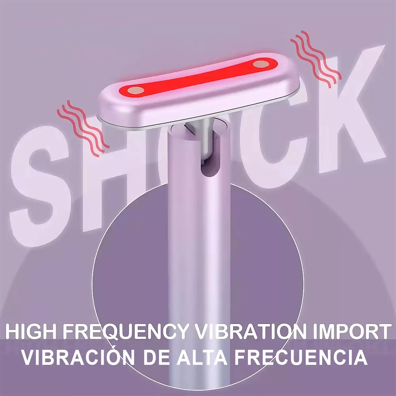 Cuidado de la piel 4 en 1 con tratamiento EMS, tratamiento de luz, masaje y calor.