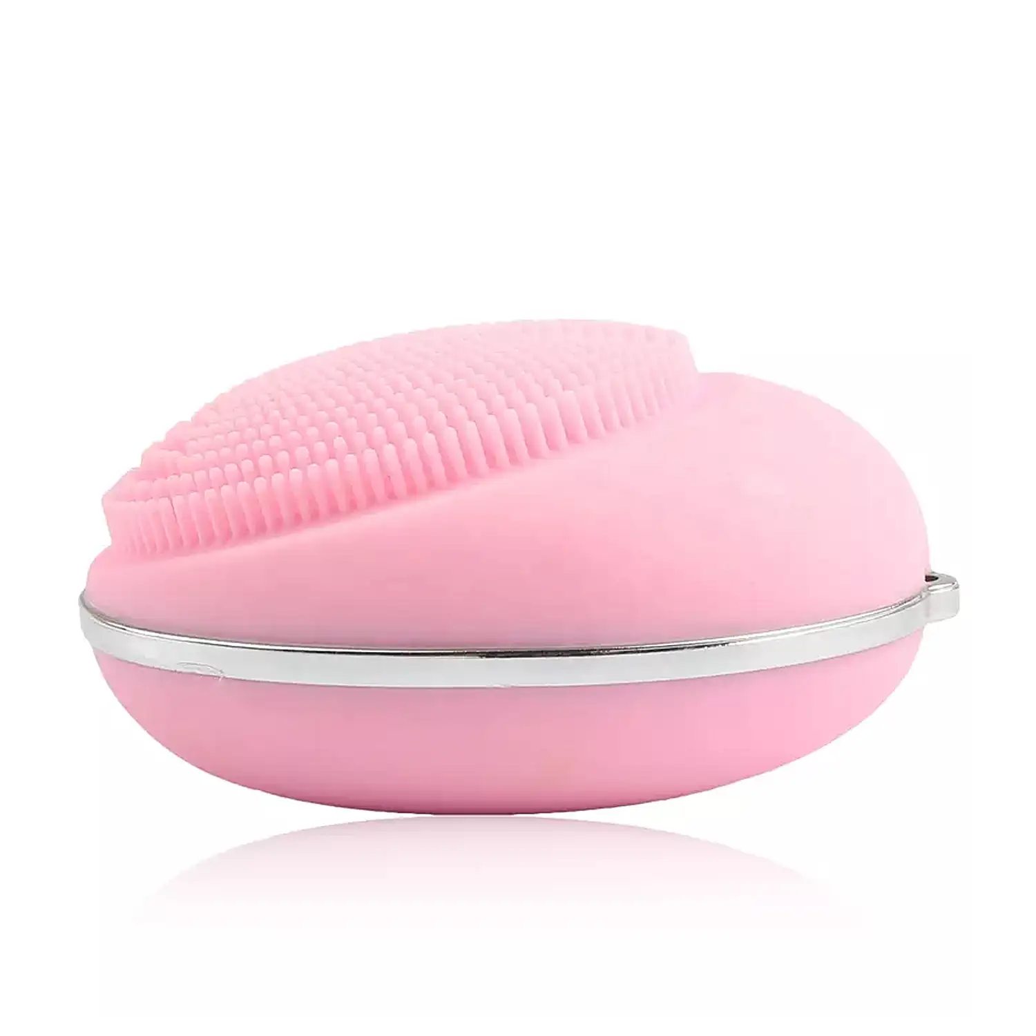 Micro cepillo eléctrico de silicona para la limpieza y masaje facial. Batería incorporada, hasta 110 usos.