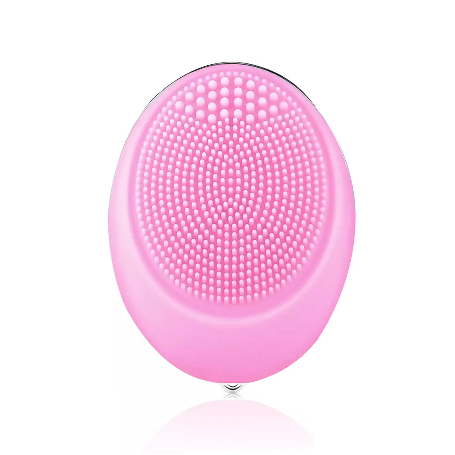 Micro cepillo eléctrico de silicona para la limpieza y masaje facial. Batería incorporada, hasta 110 usos.